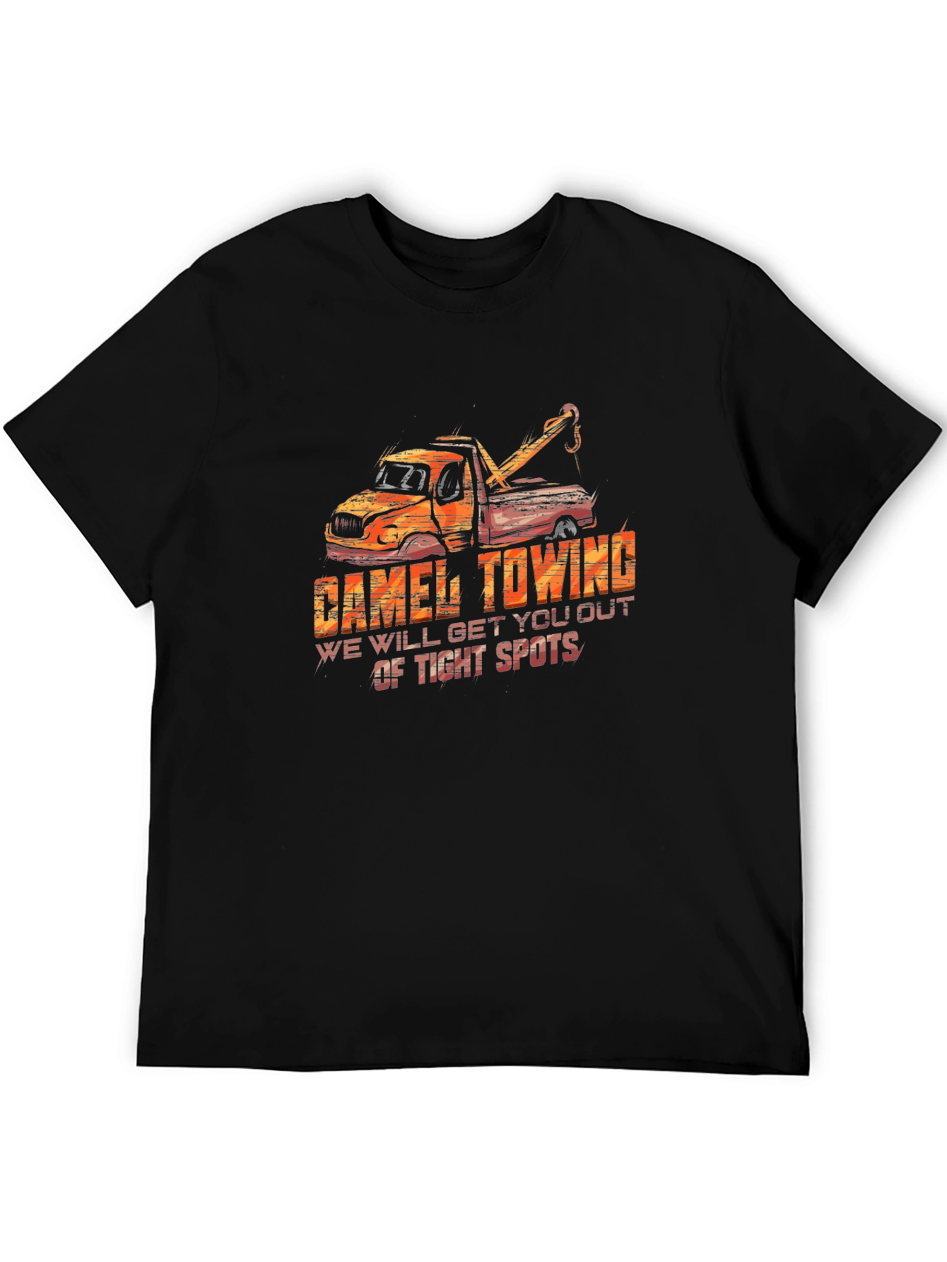 Camel Towing Graphic Tee - Tight Spots Rescue