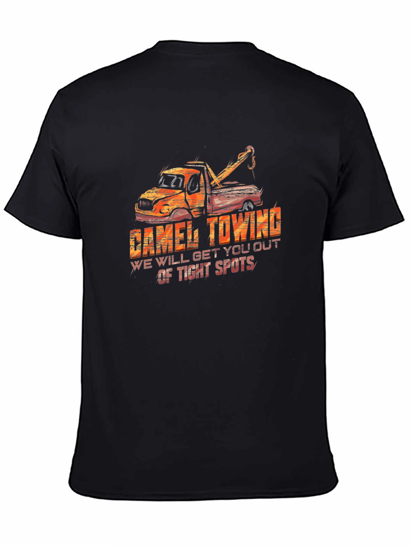 Camel Towing Graphic Tee - Tight Spots Rescue