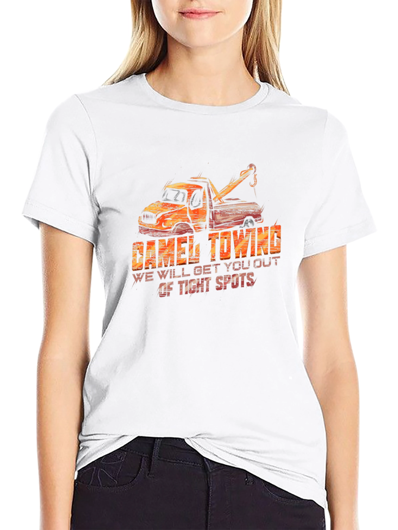 Camel Towing Graphic Tee - Tight Spots Rescue