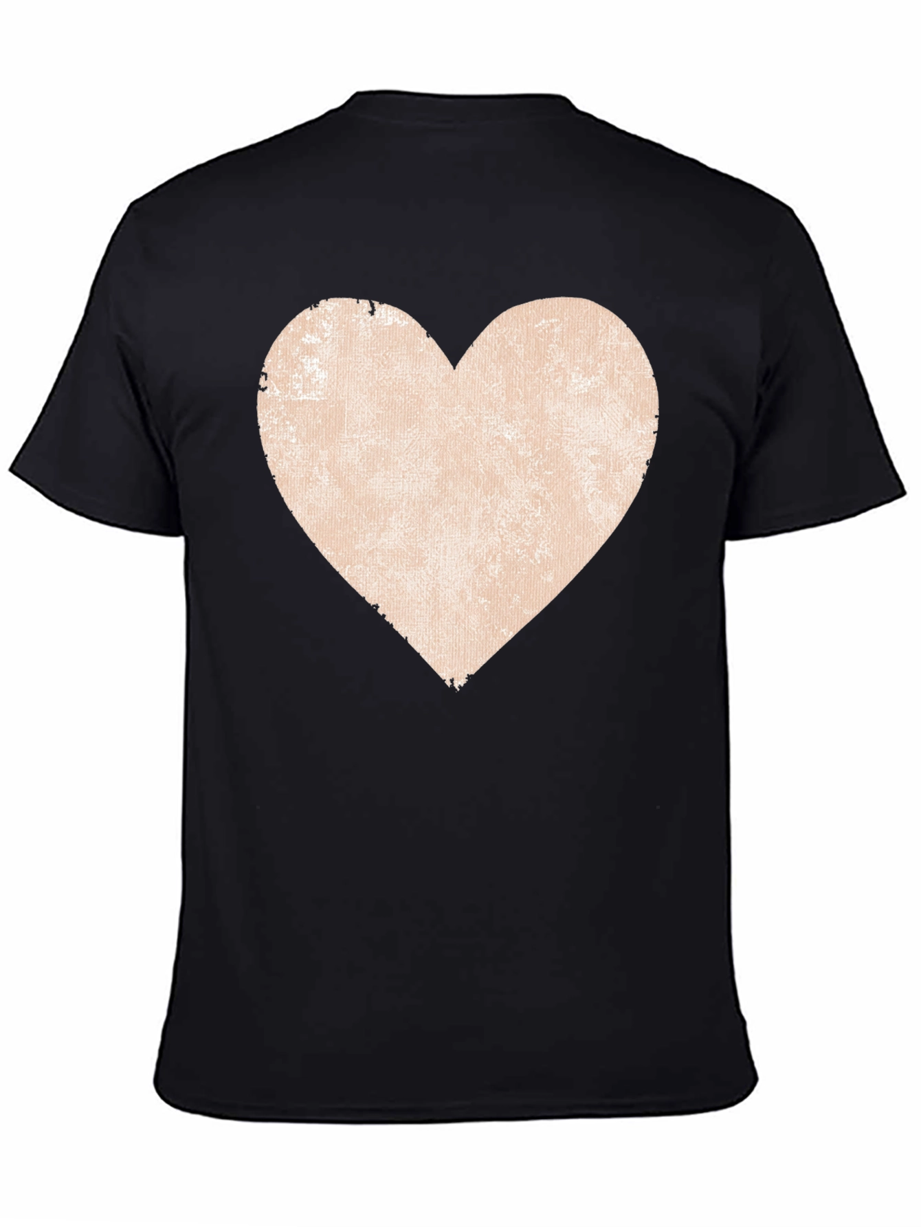 Distressed Heart Graphic Tee - Casual Comfort