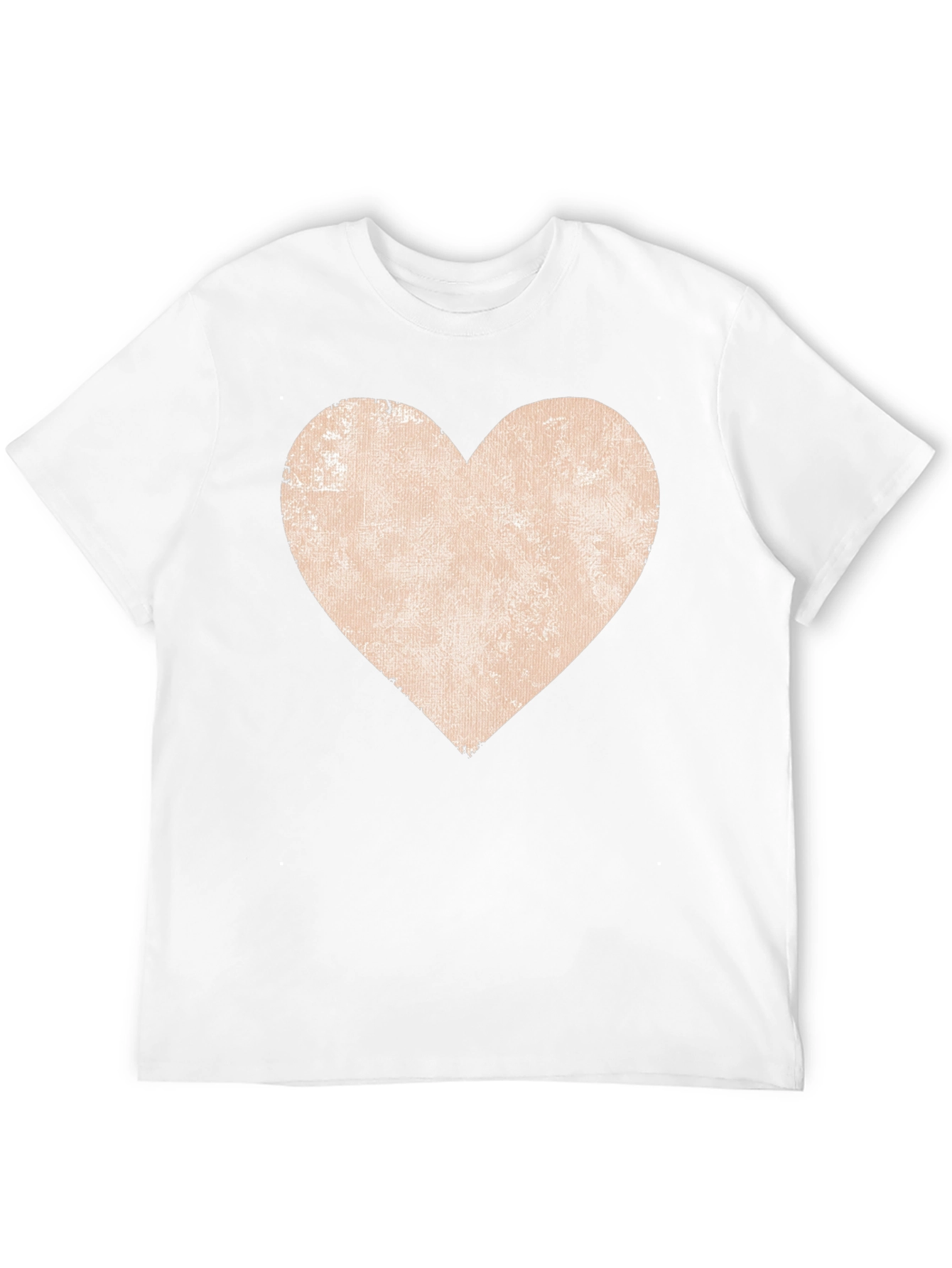 Distressed Heart Graphic Tee - Casual Comfort