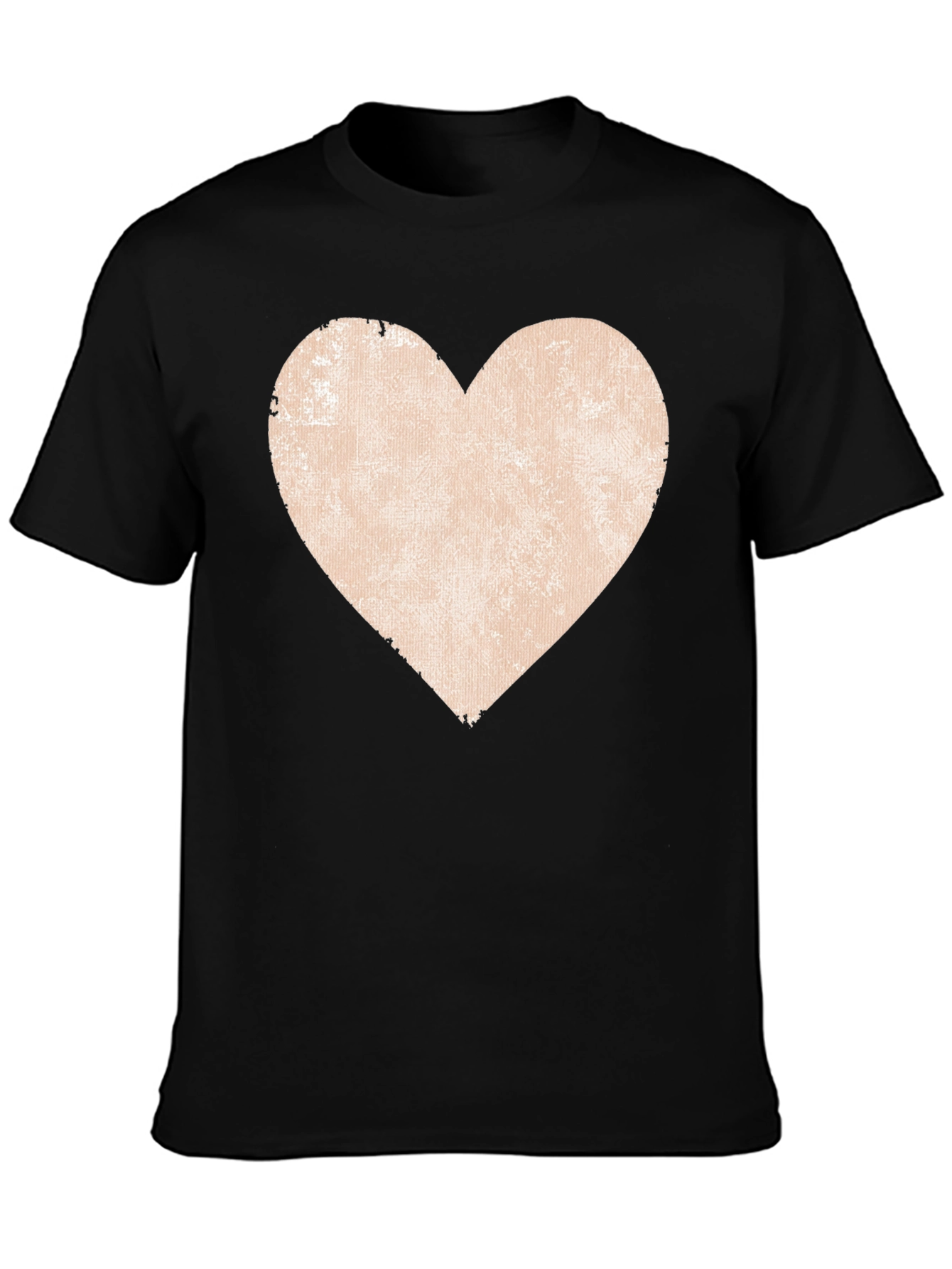 Distressed Heart Graphic Tee - Casual Comfort