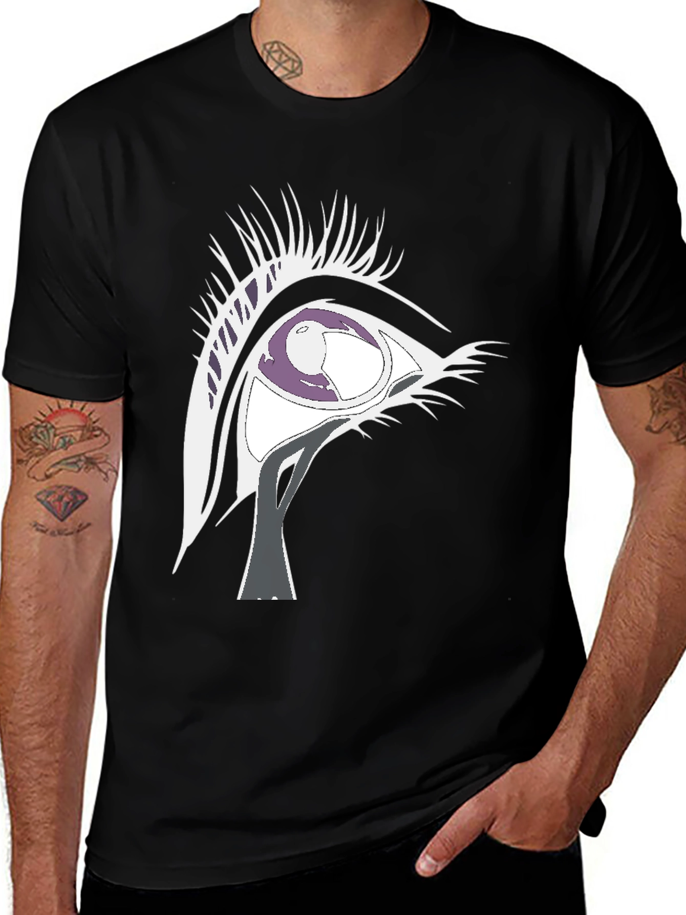 Eye Graphic T-Shirt - Unique Art Tee