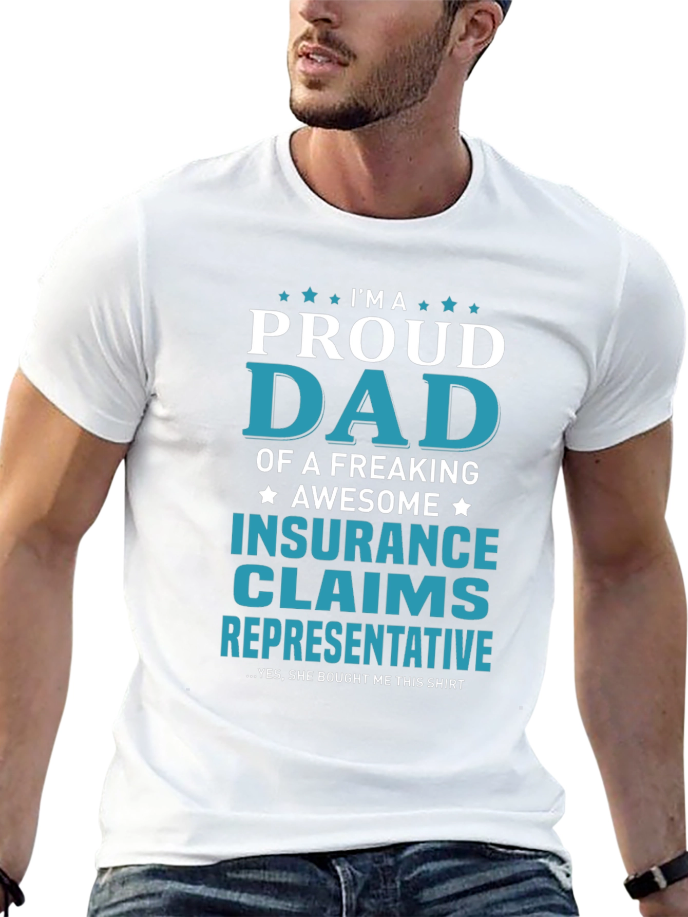 Proud Dad Insurance Claims Representative T-Shirt