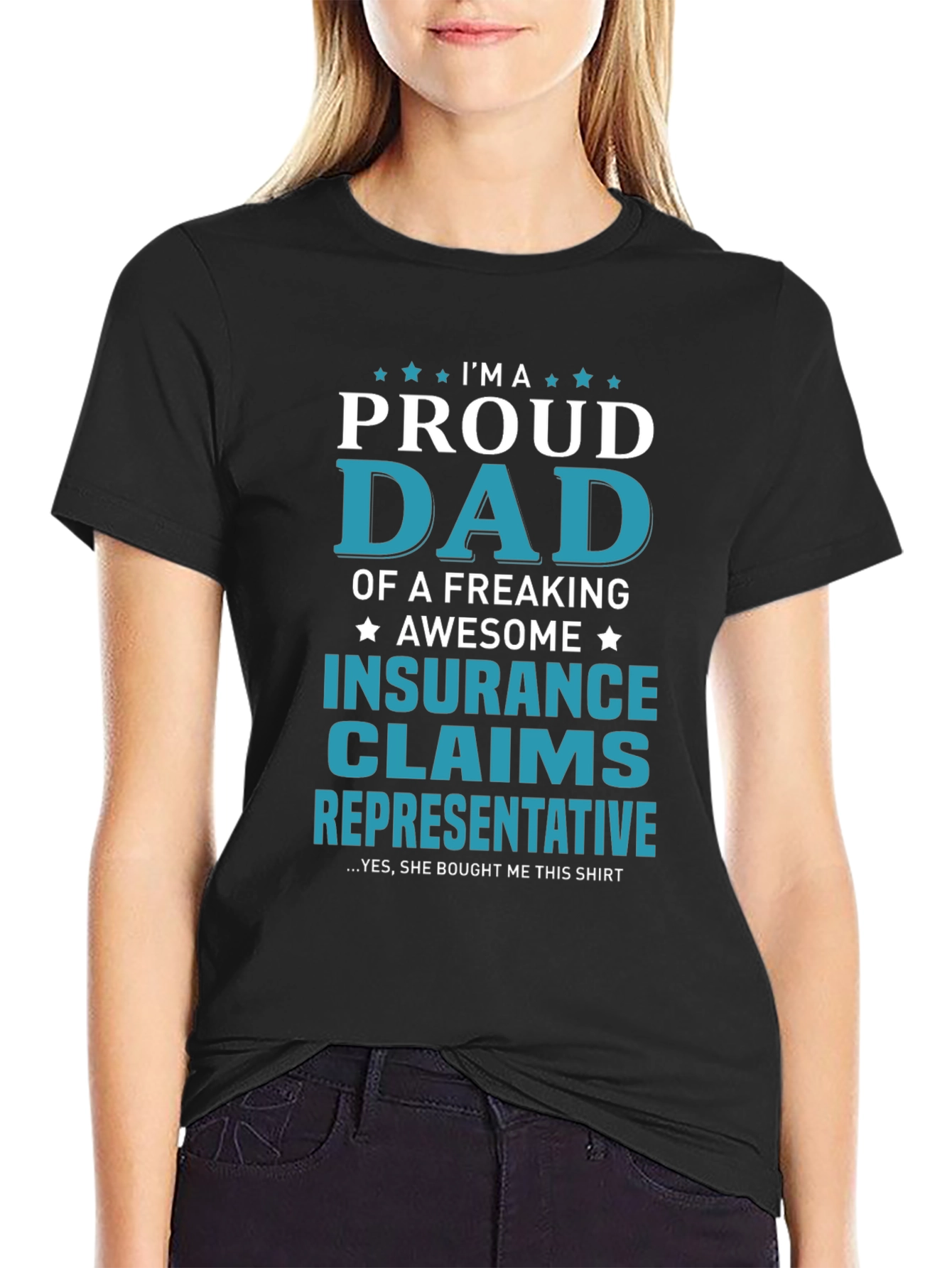 Proud Dad Insurance Claims Representative T-Shirt