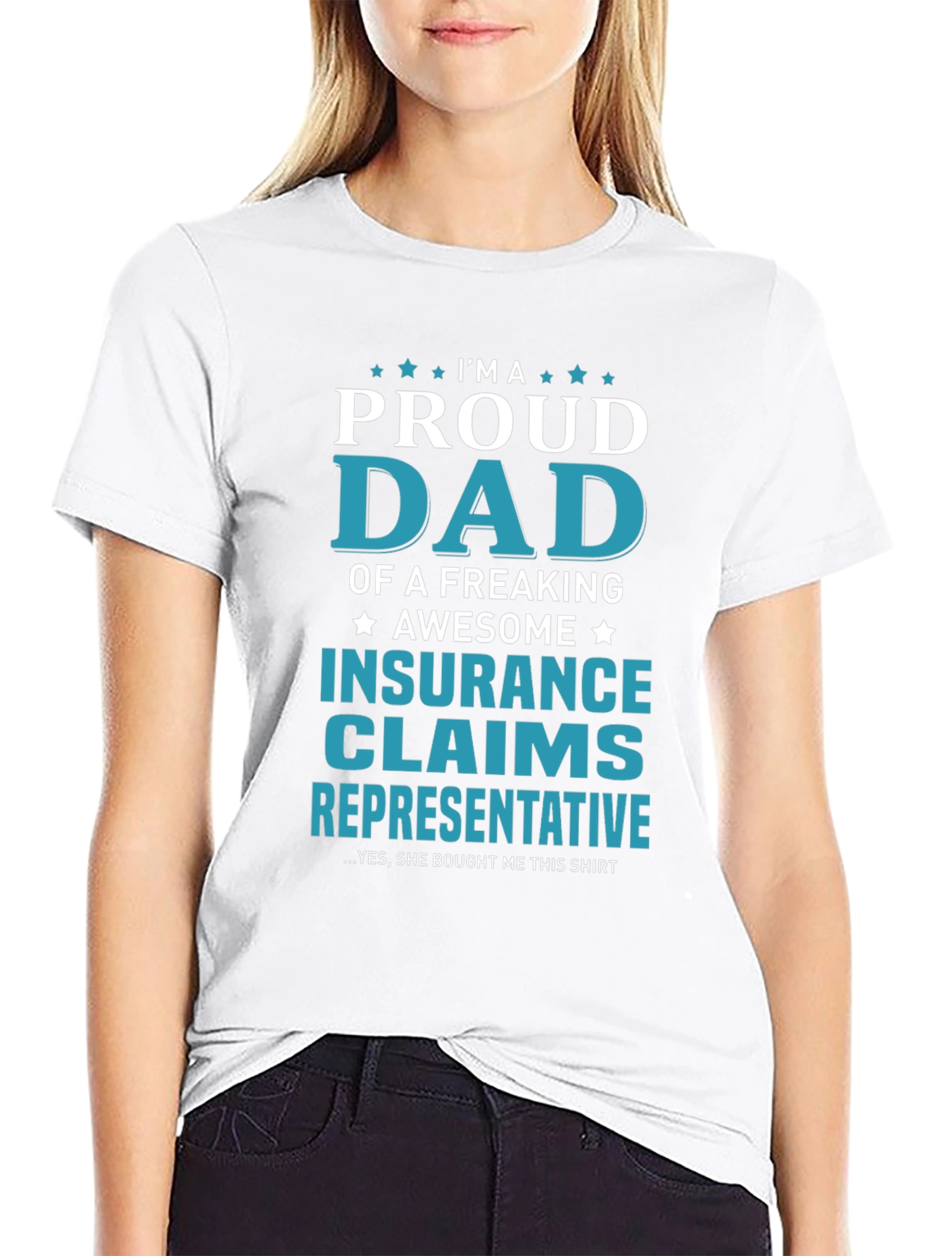 Proud Dad Insurance Claims Representative T-Shirt