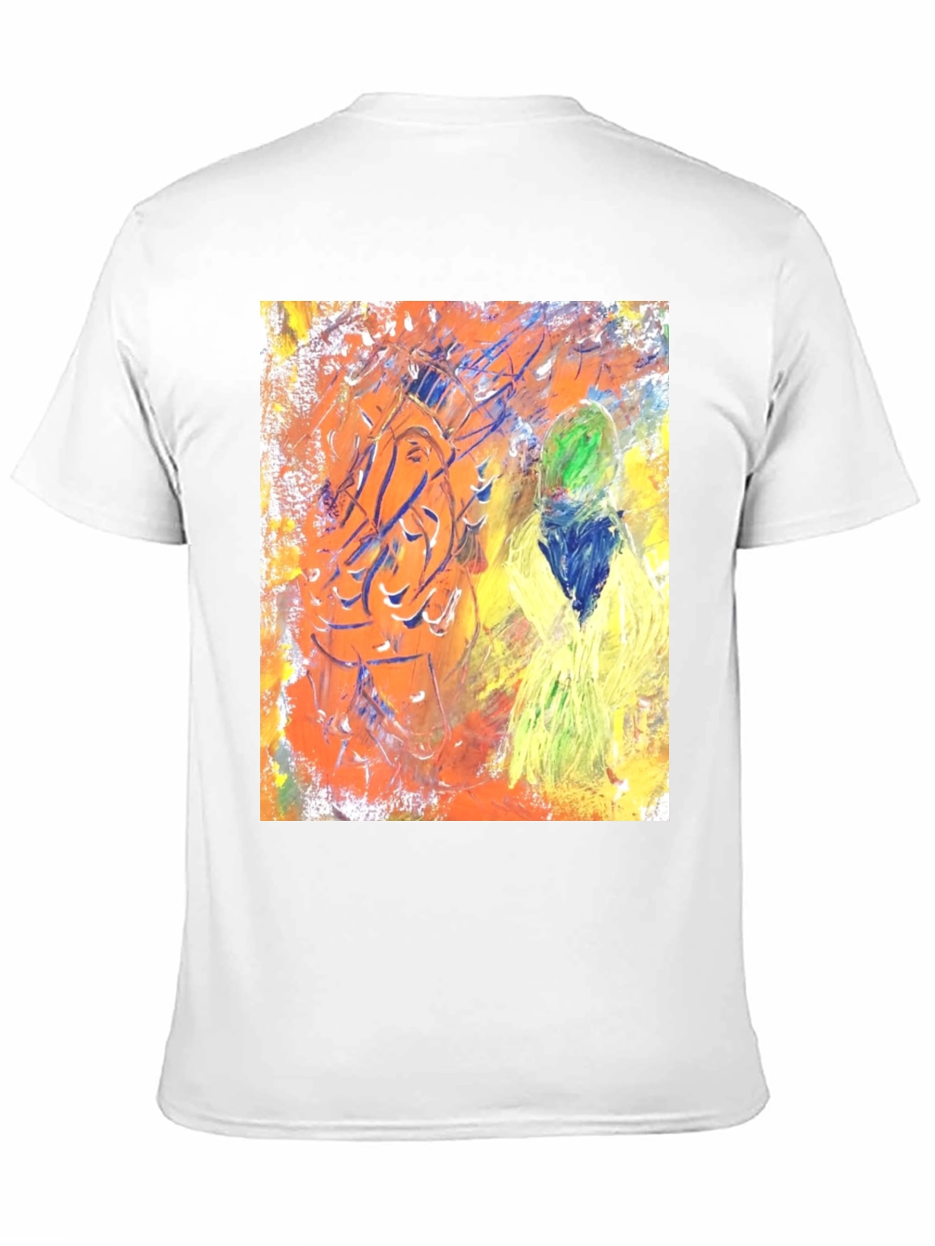 Abstract Art Graphic Tee - Unisex Black T-Shirt