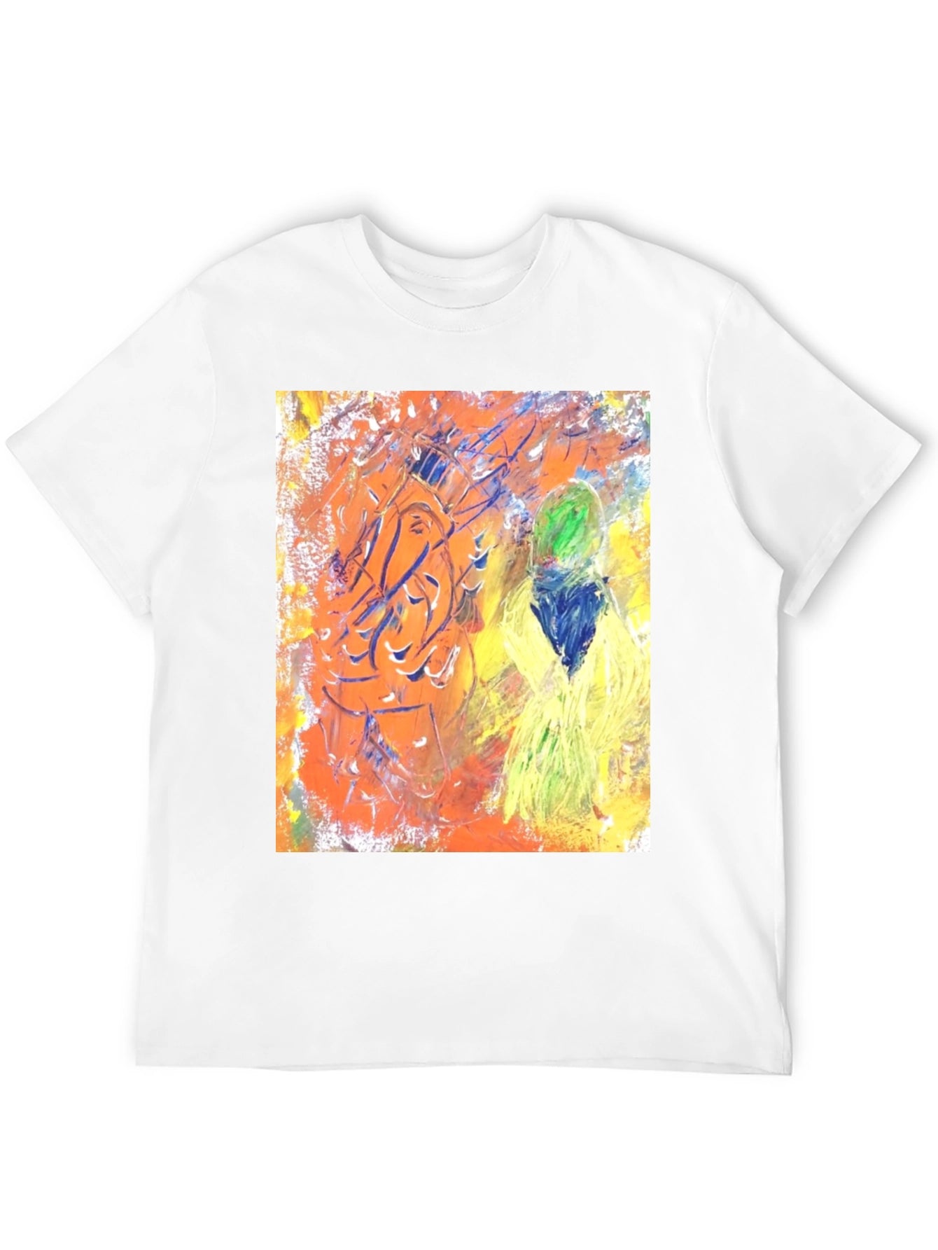 Abstract Art Graphic Tee - Unisex Black T-Shirt
