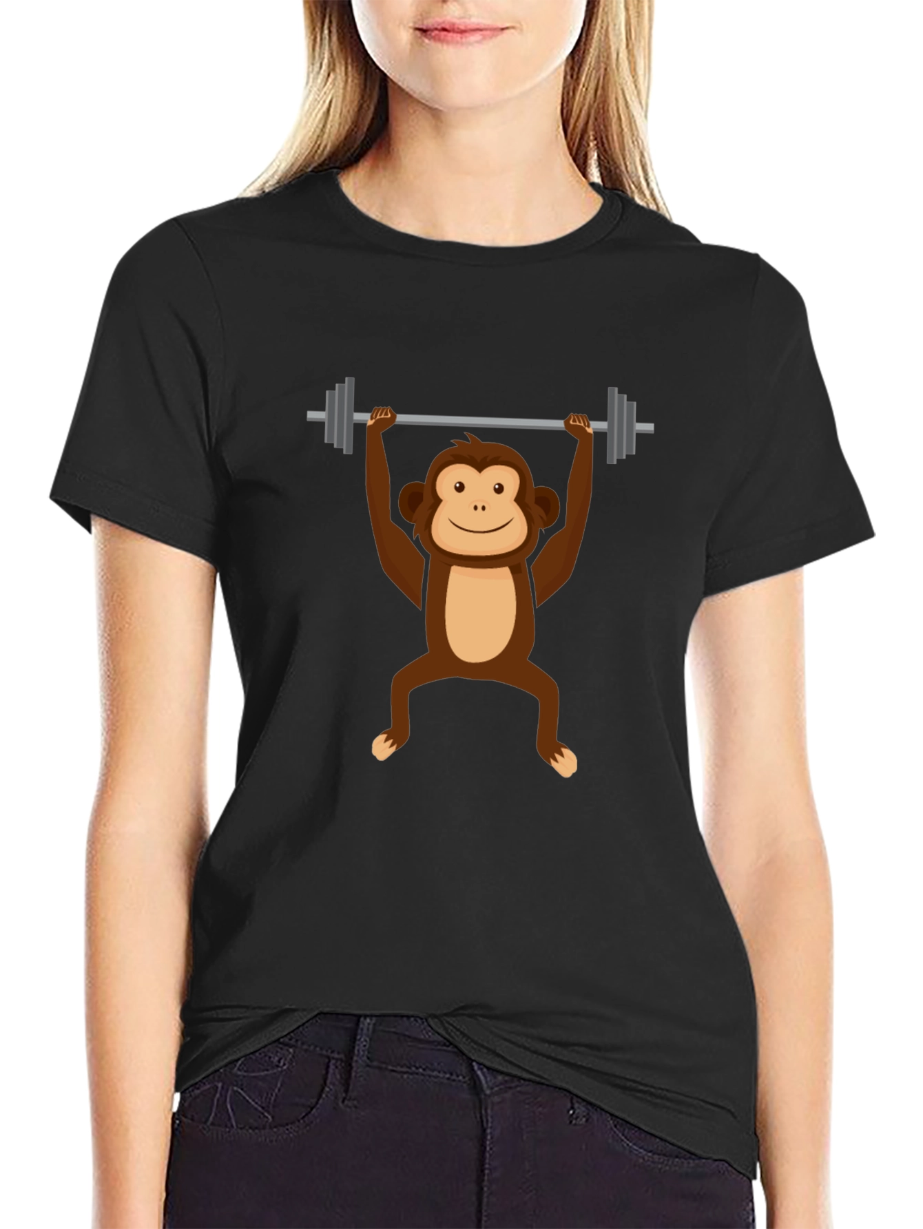 Monkey Barbell T-Shirt