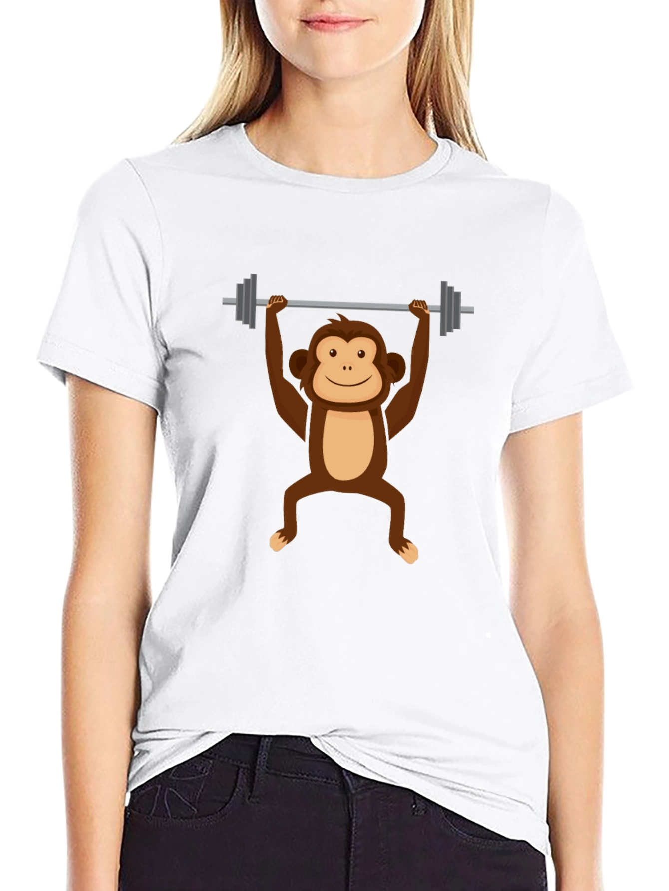 Monkey Barbell T-Shirt