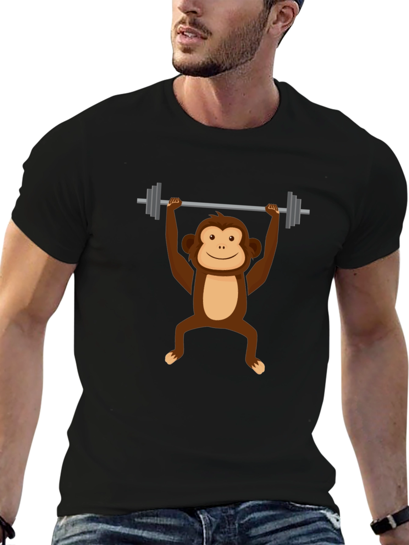 Monkey Barbell T-Shirt
