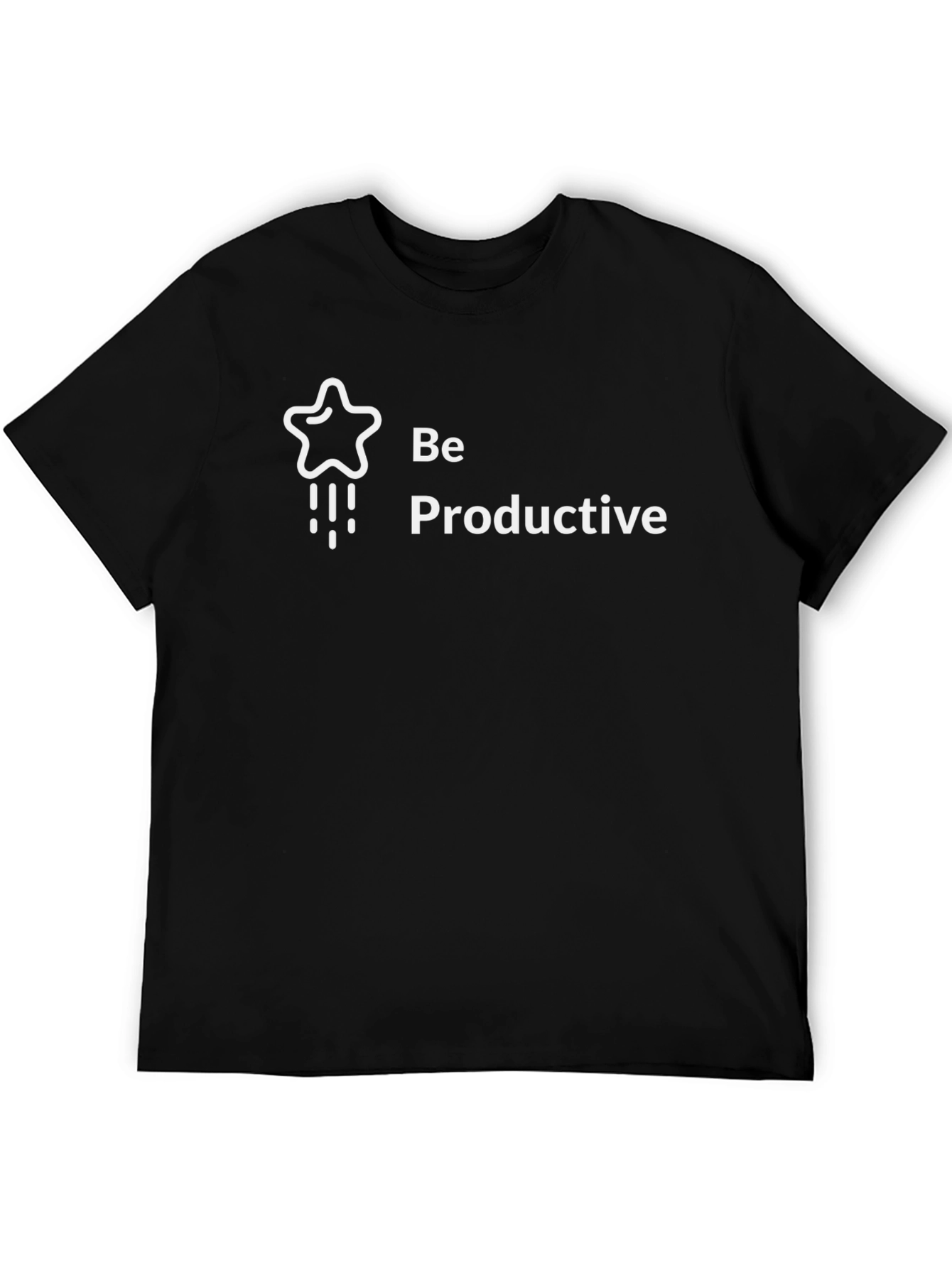 Be Productive Graphic Tee - Black Unisex T-Shirt