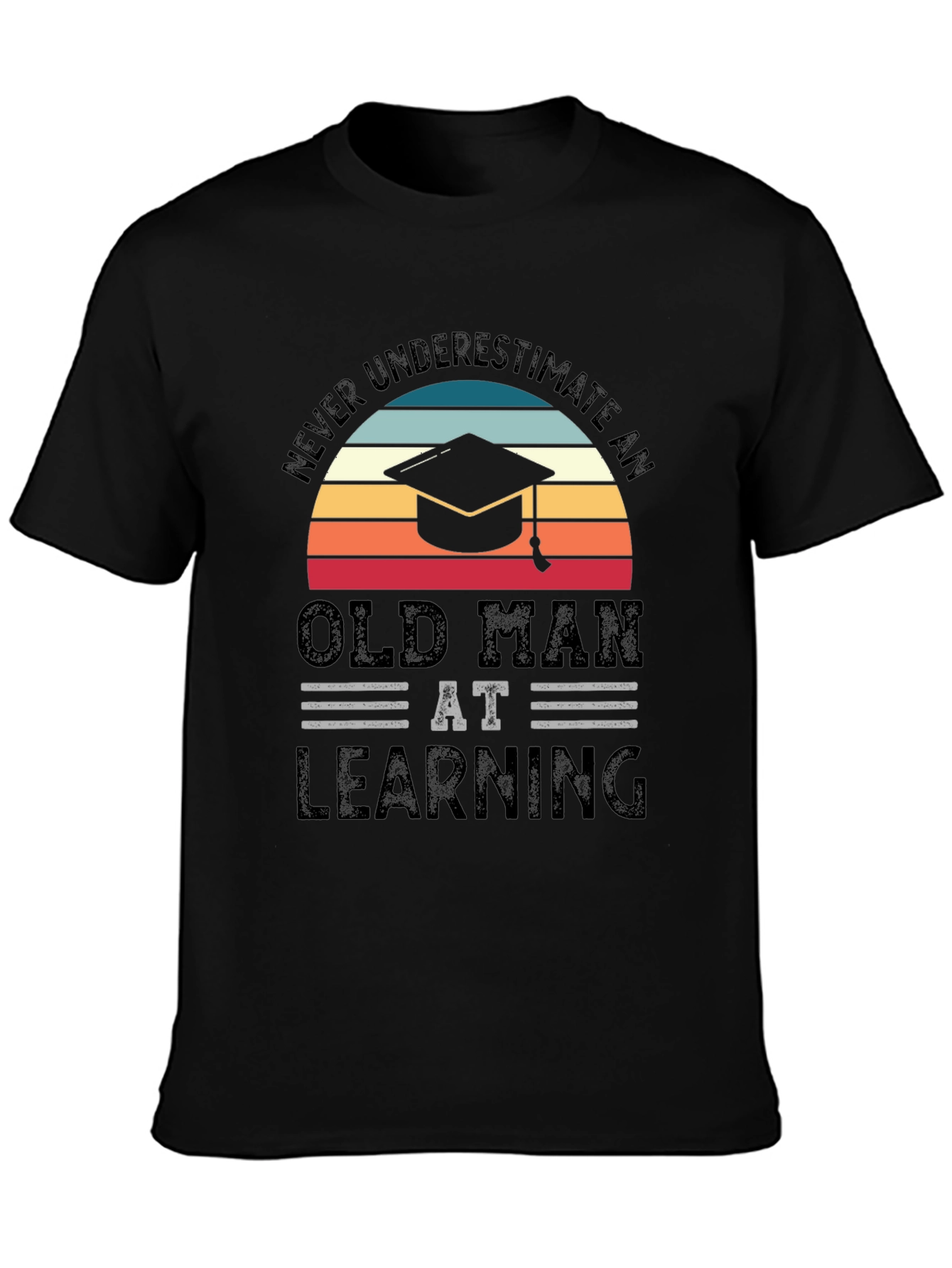 Old Man Learning Graduation T-Shirt