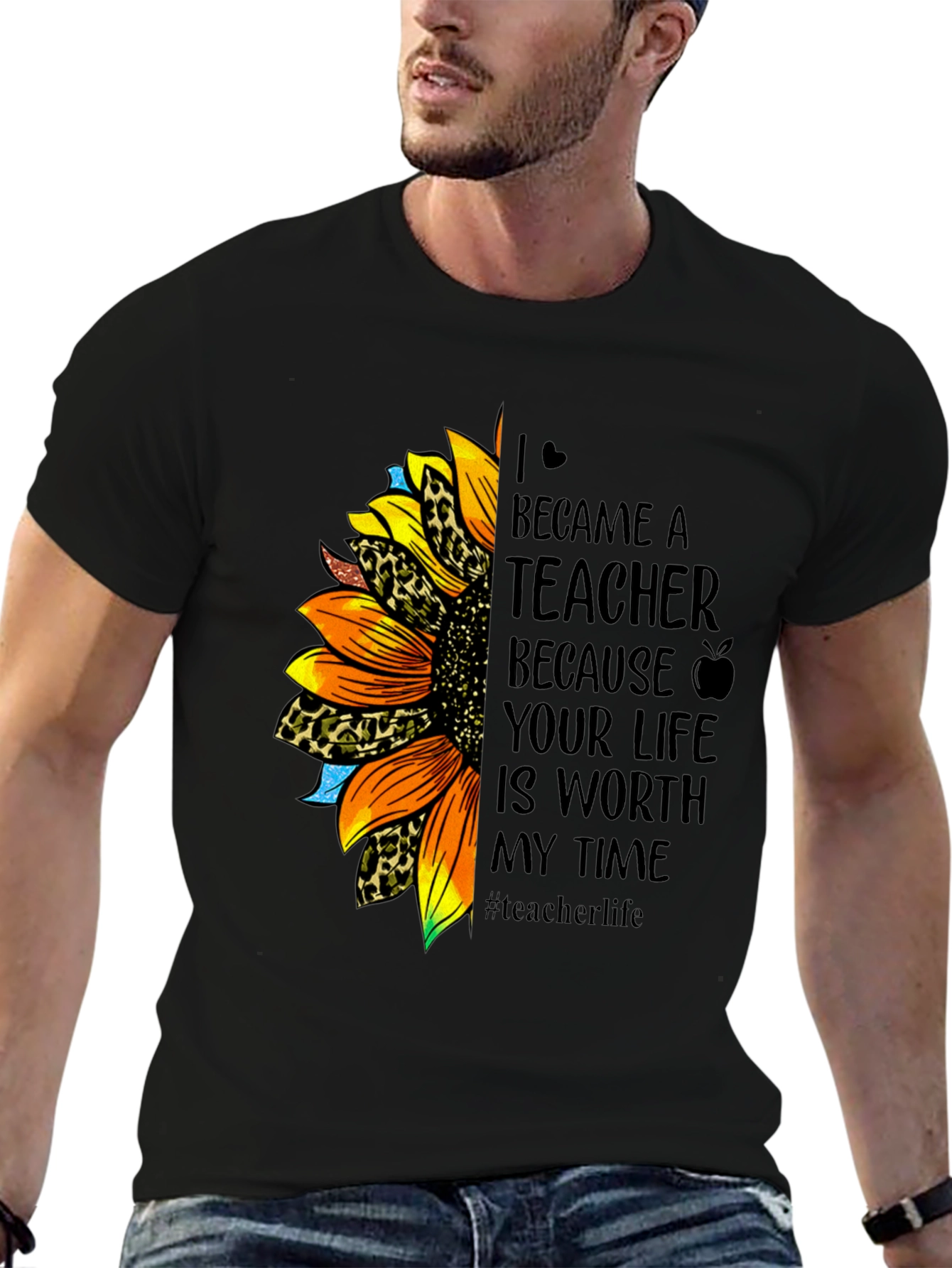 Teacher Sunflower T-Shirt - Worth My Time