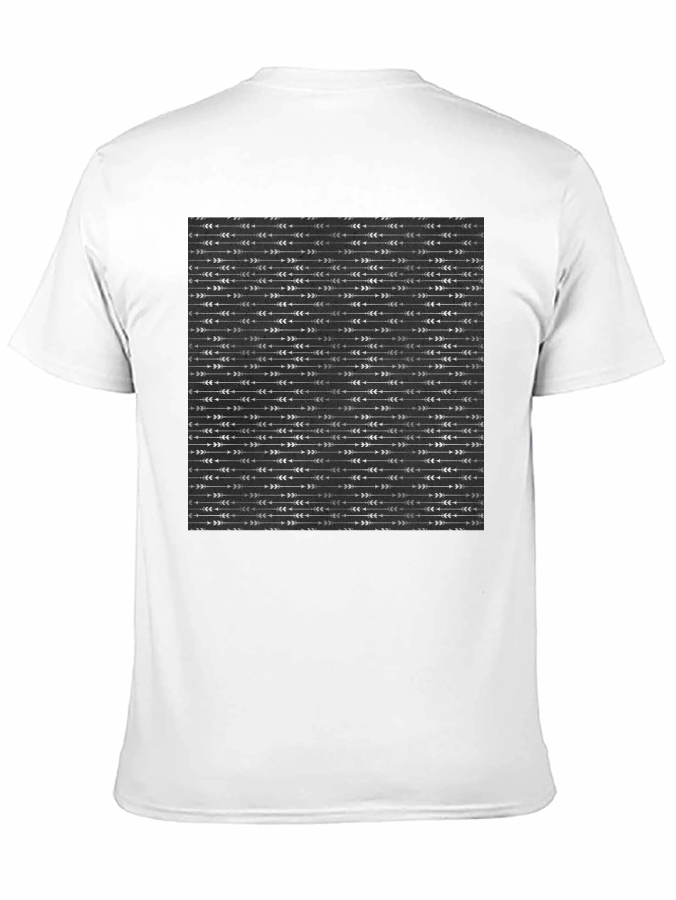 Arrow Pattern Black T-Shirt