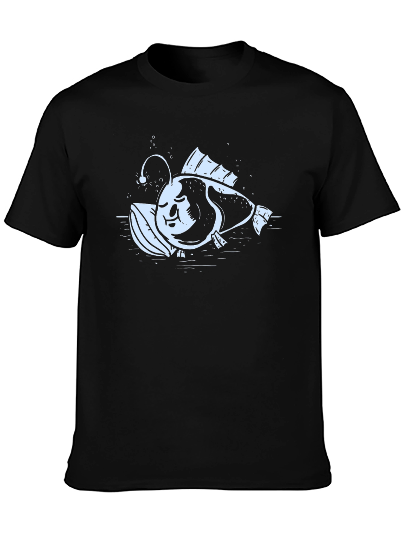 Angler Fish Graphic Tee - Unique Design