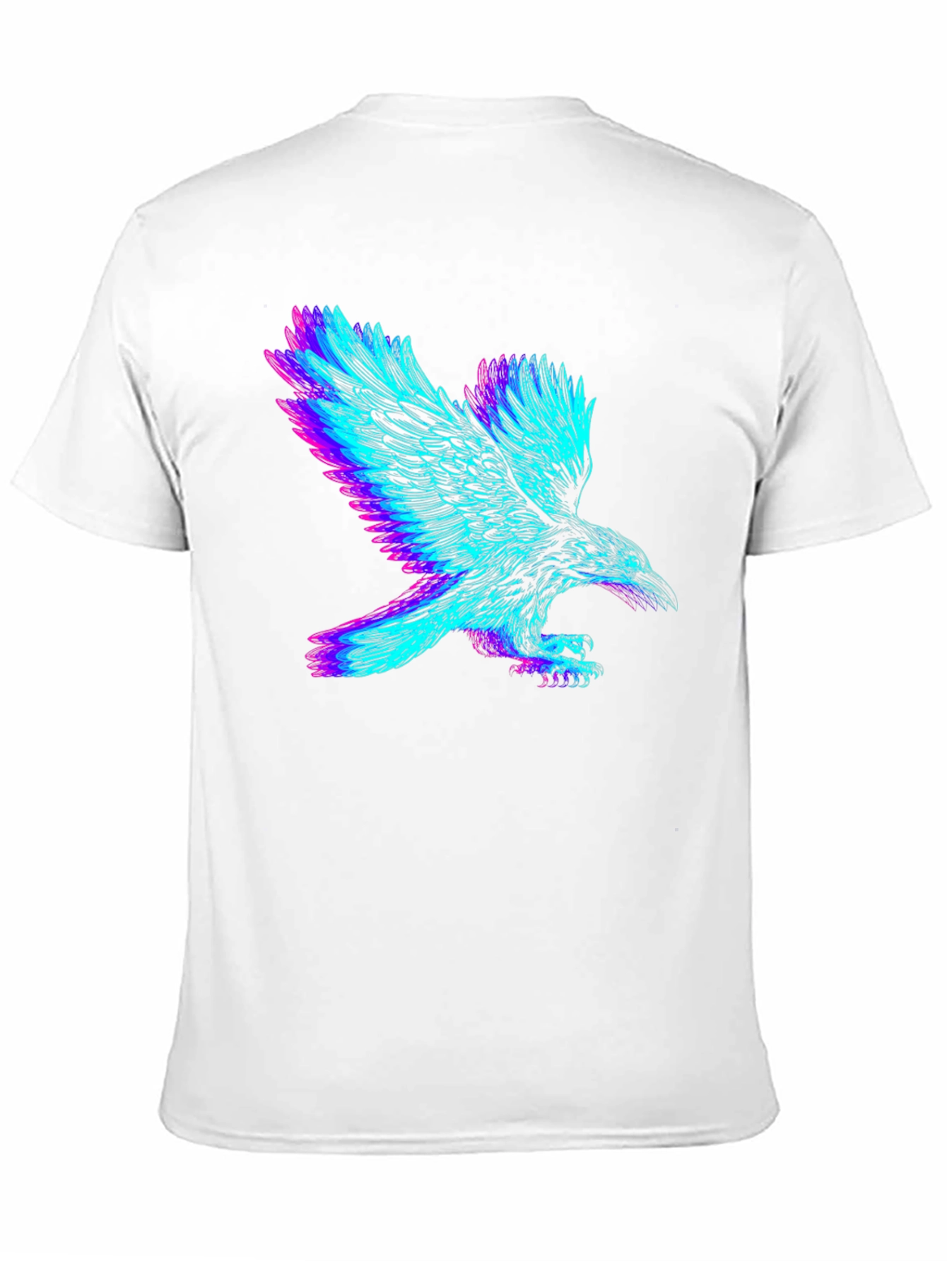 Raven Graphic Black T-Shirt - Unique Design