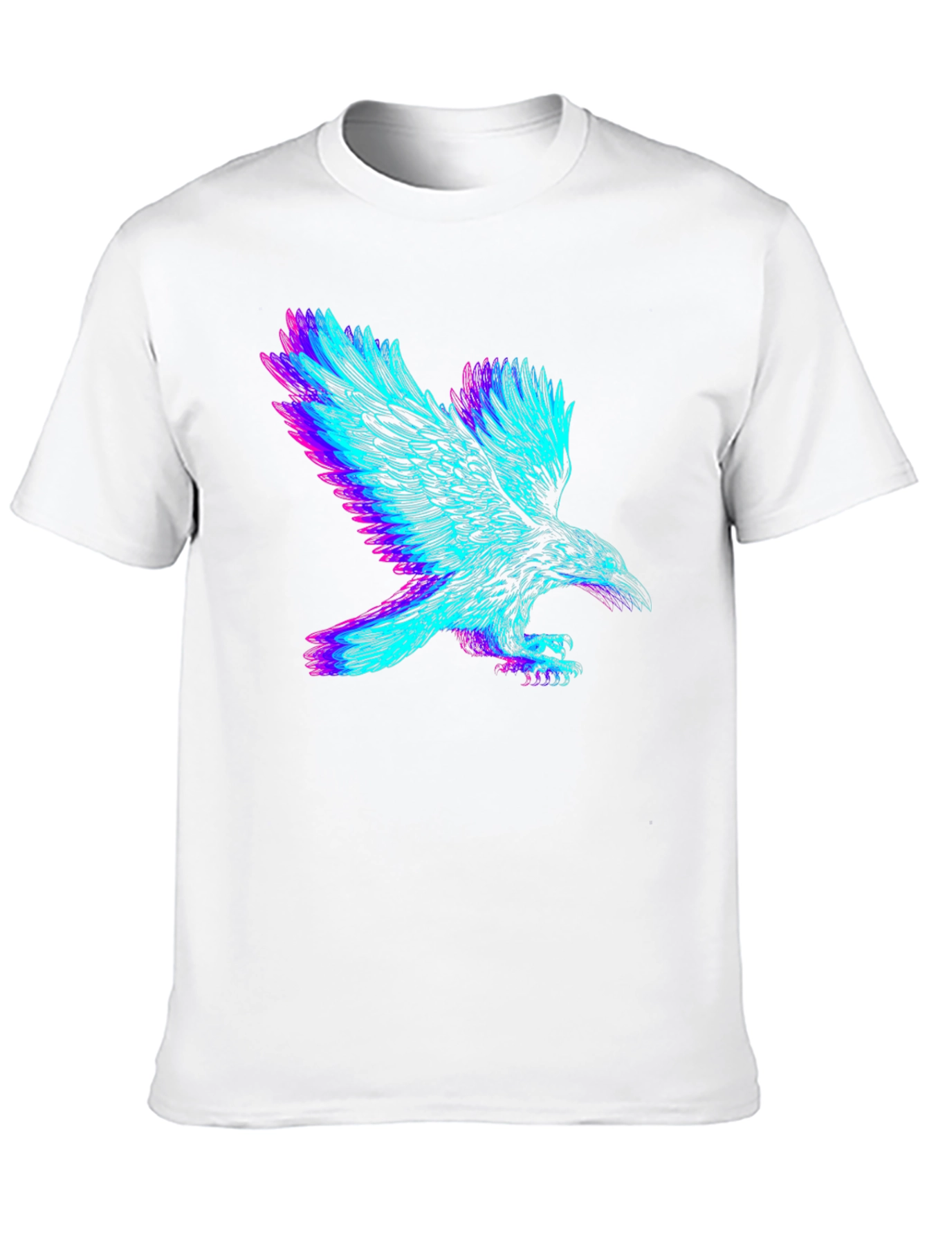 Raven Graphic Black T-Shirt - Unique Design