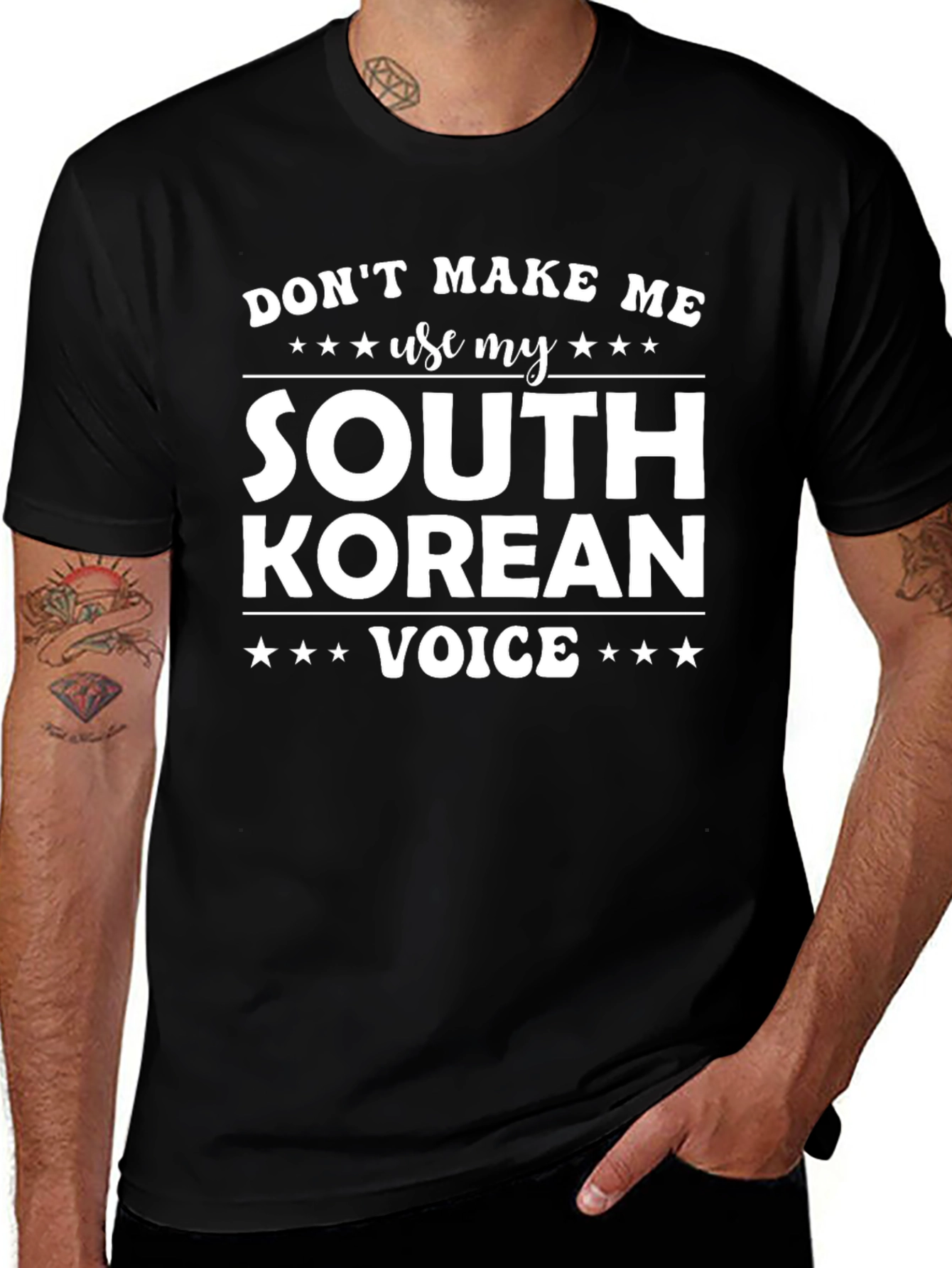 Funny South Korean Voice Graphic Tee