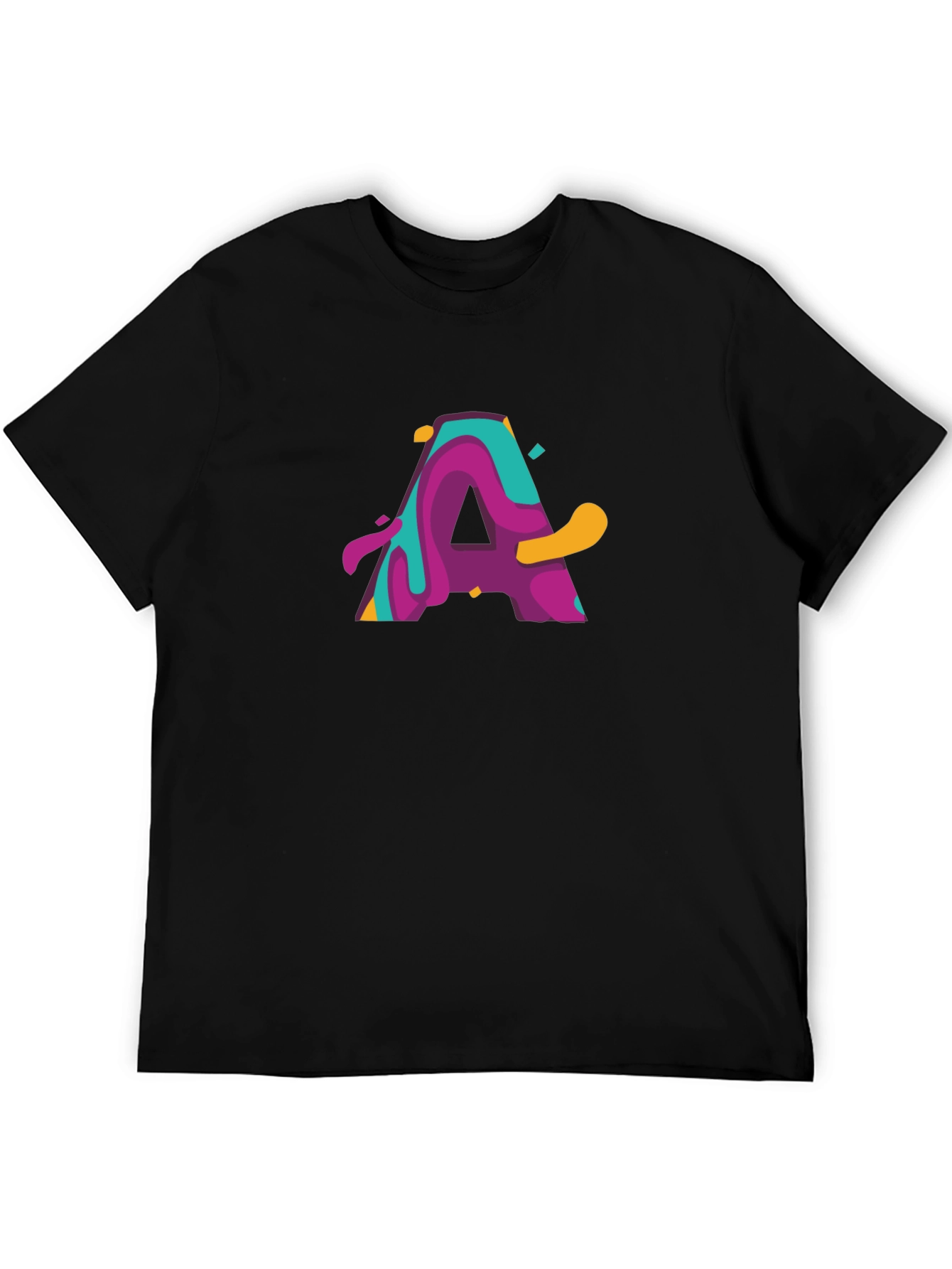 Abstract Letter A Graphic T-Shirt