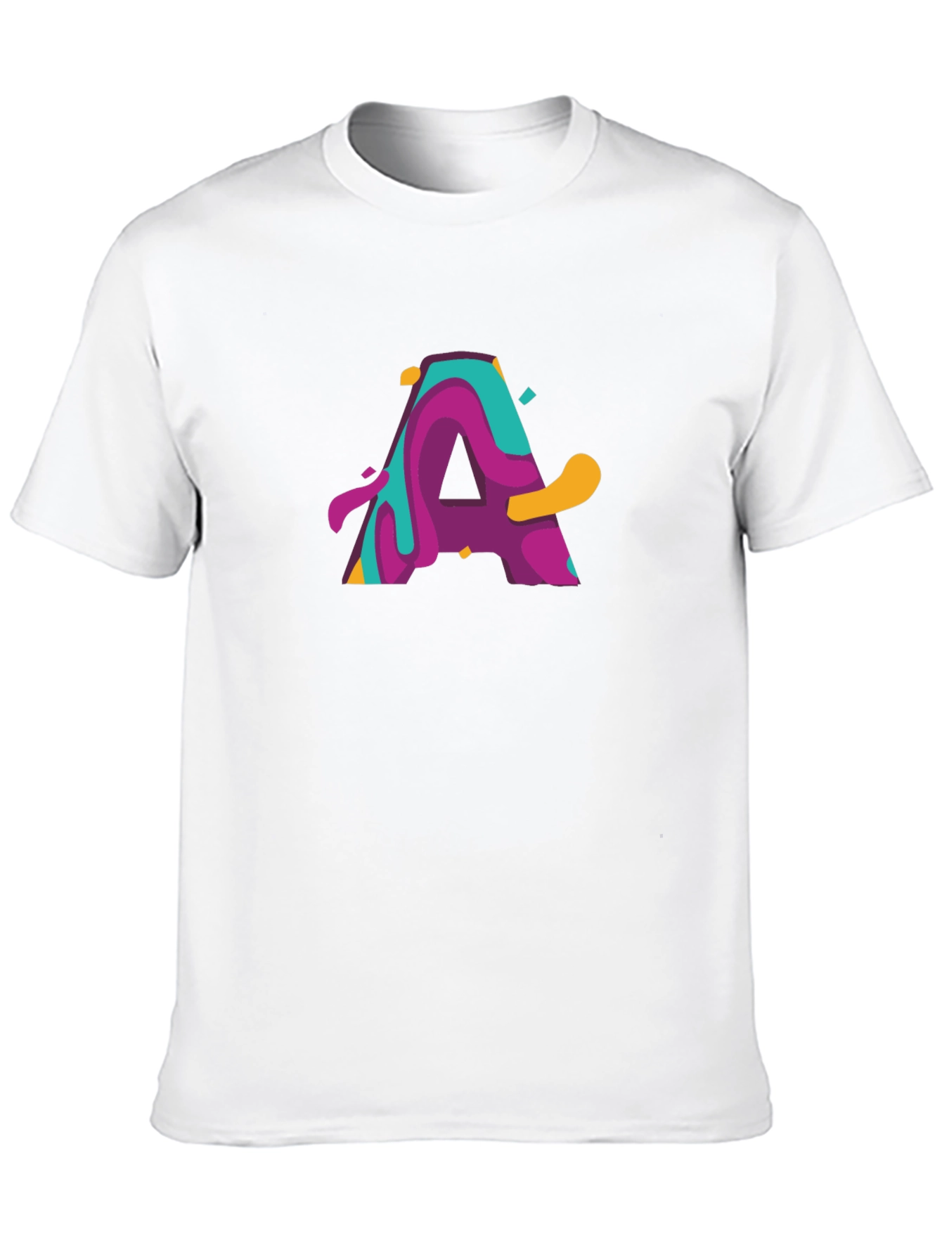 Abstract Letter A Graphic T-Shirt