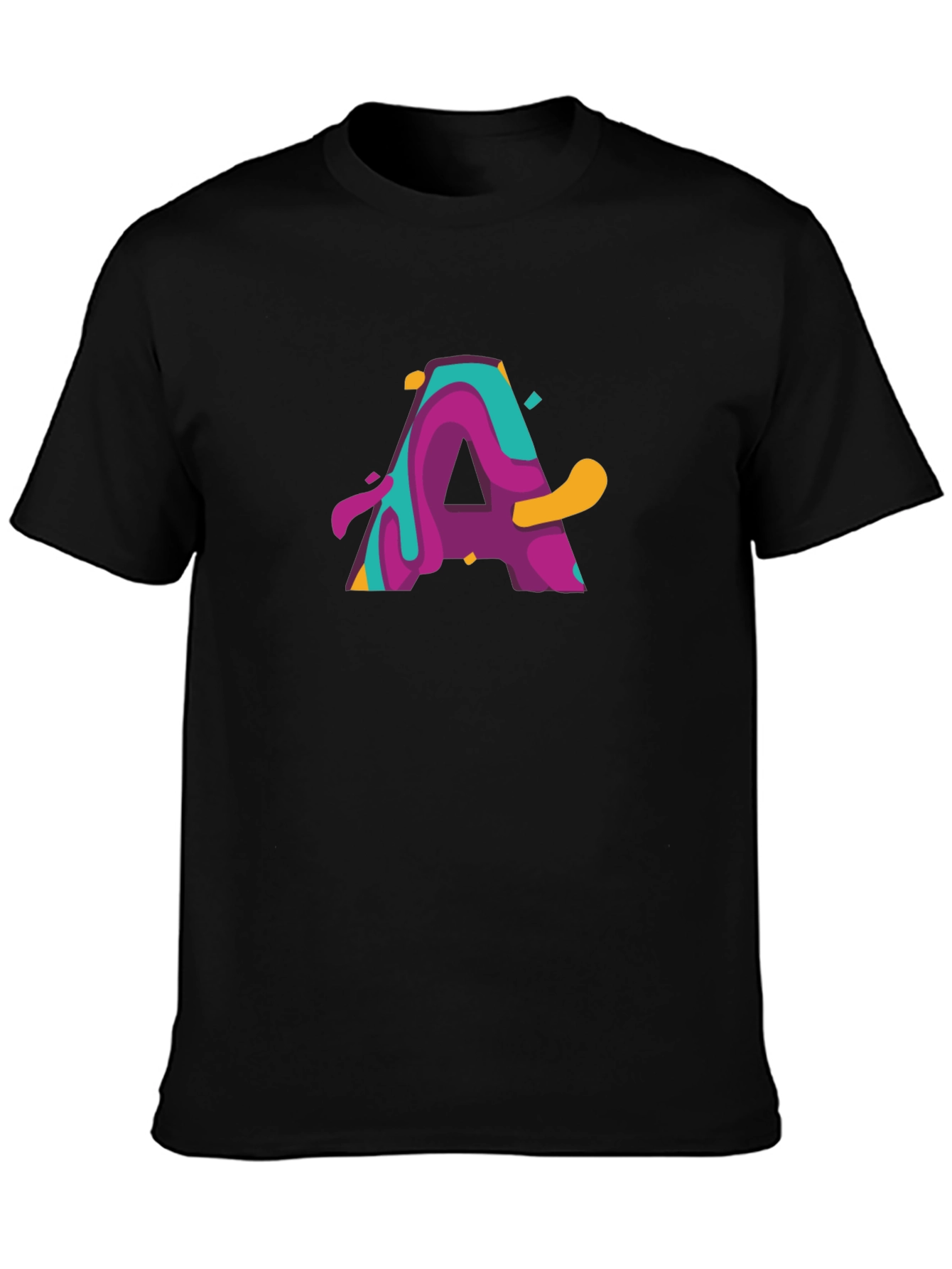 Abstract Letter A Graphic T-Shirt
