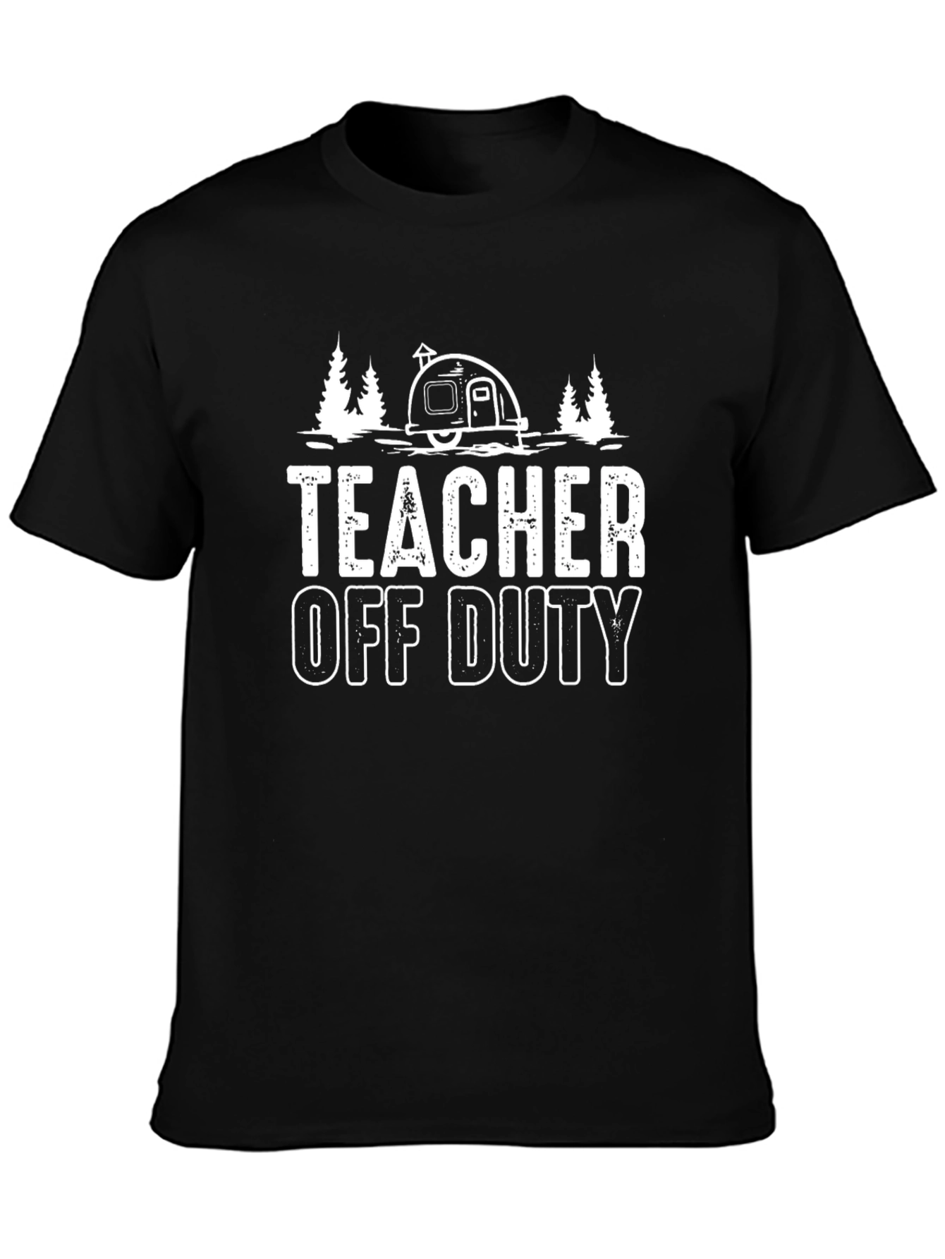 Teacher Off Duty Camping T-Shirt