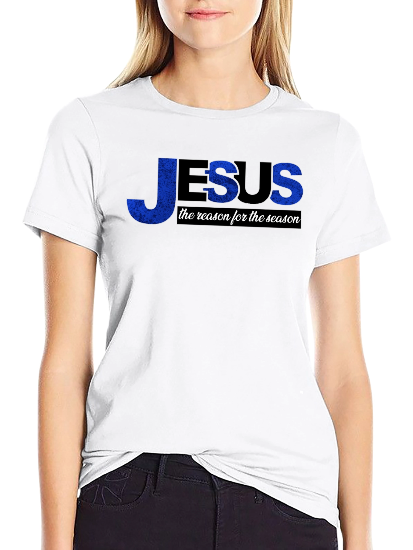 Jesus Reason for the Season Black T-Shirt