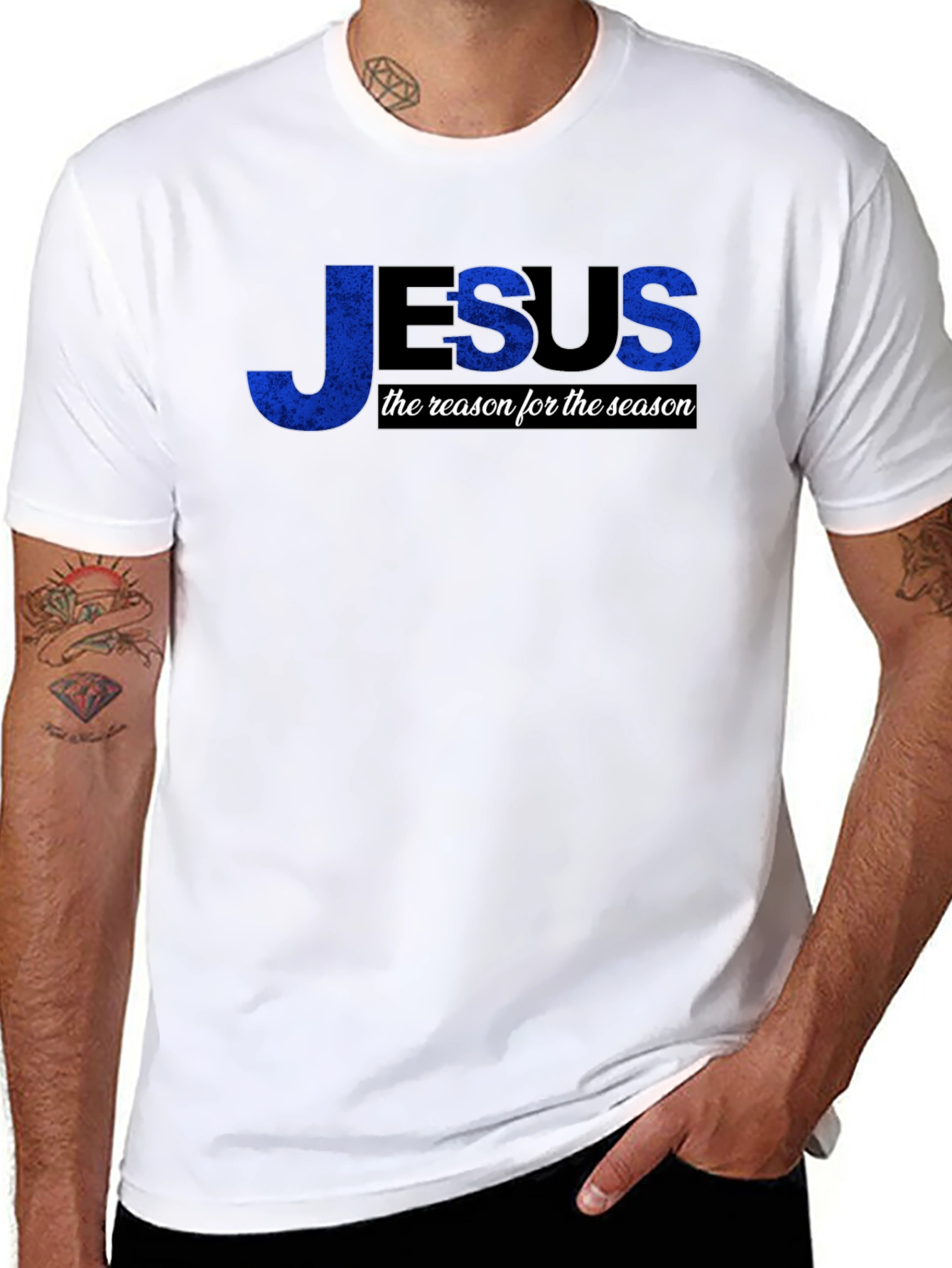 Jesus Reason for the Season Black T-Shirt