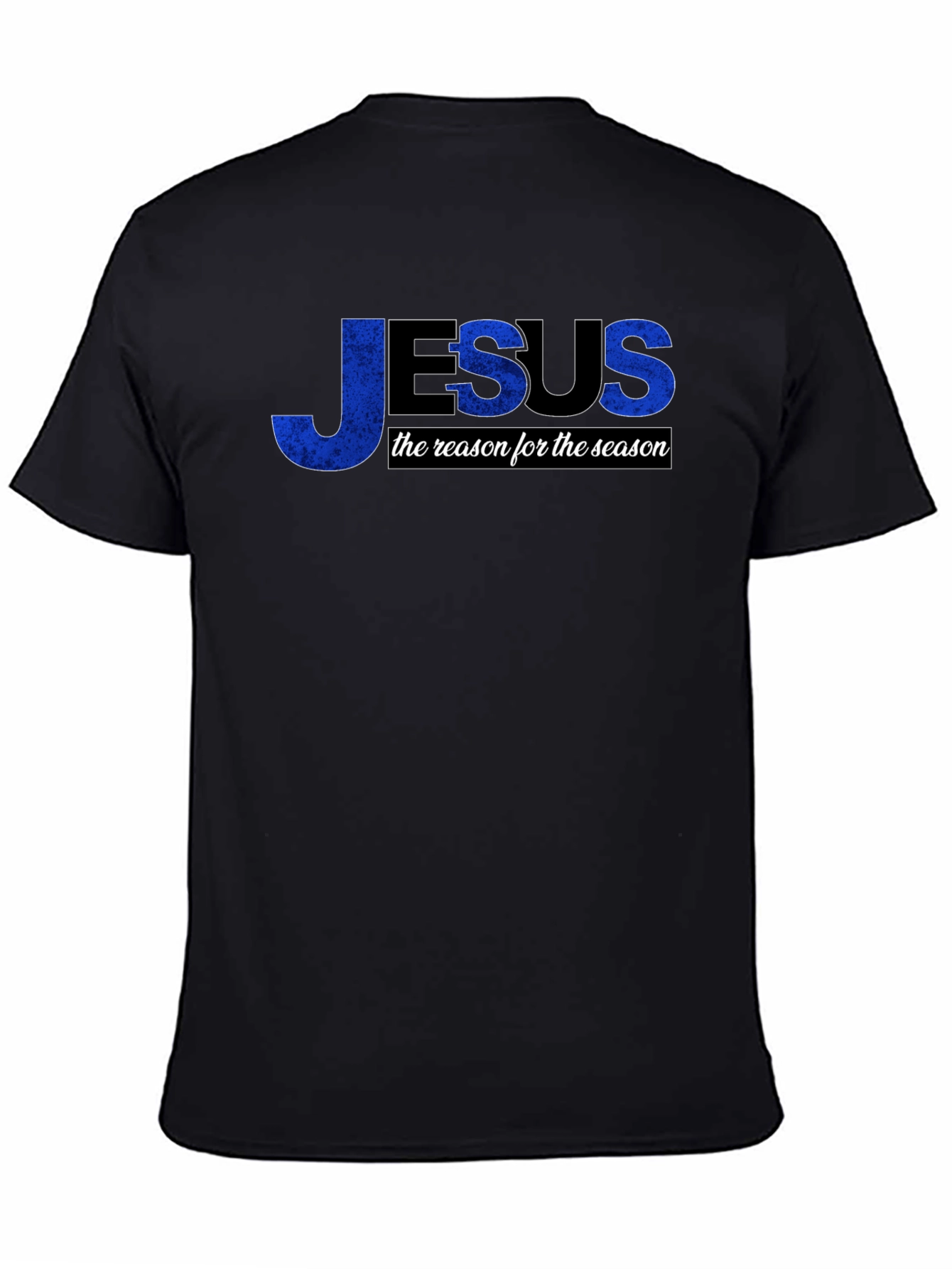 Jesus Reason for the Season Black T-Shirt