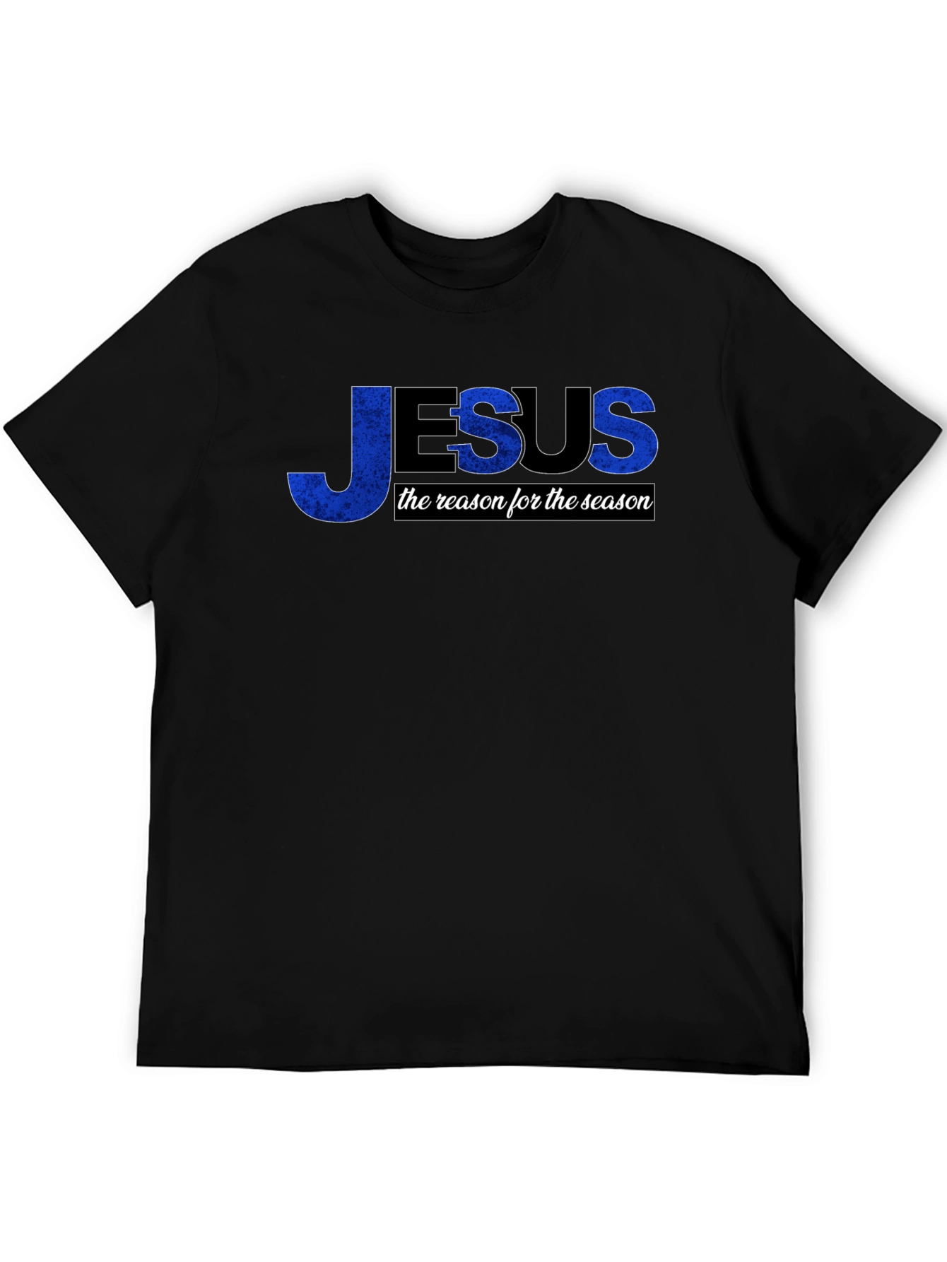 Jesus Reason for the Season Black T-Shirt