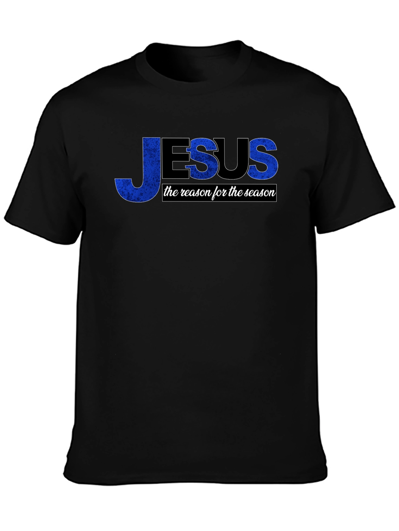 Jesus Reason for the Season Black T-Shirt