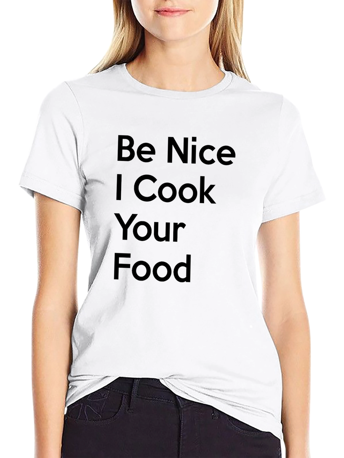 Be Nice I Cook Your Food Funny Chef T-Shirt