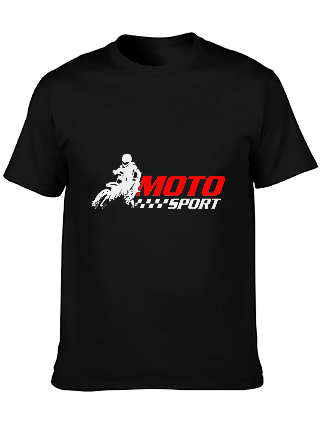 Moto Sport Graphic Tee - Black