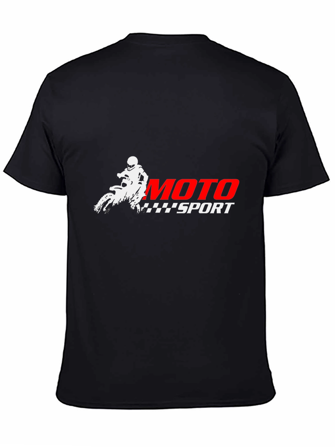 Moto Sport Graphic Tee - Black