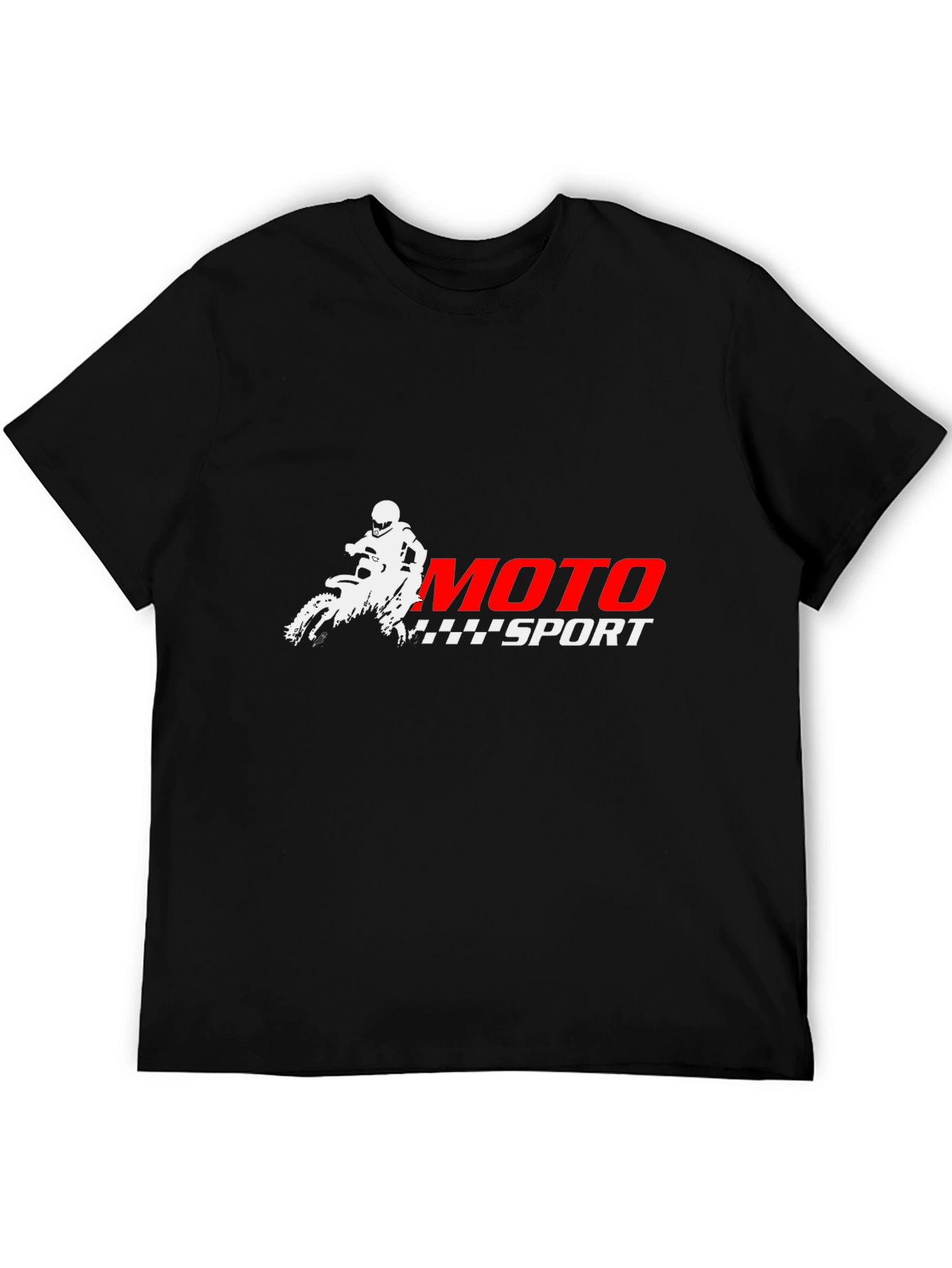 Moto Sport Graphic Tee - Black