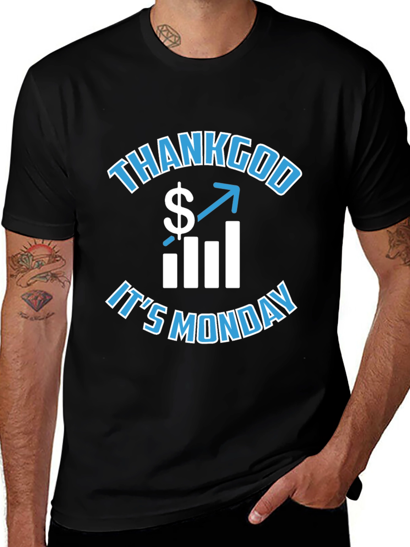 Thank God Its Monday Graphic T-Shirt