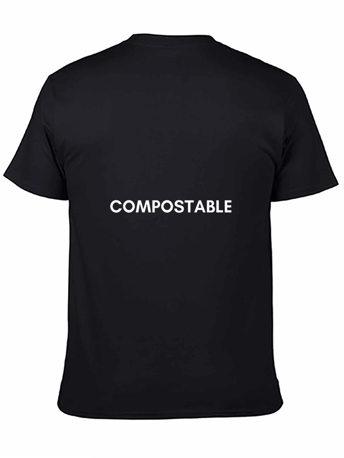 Compostable Black T-Shirt