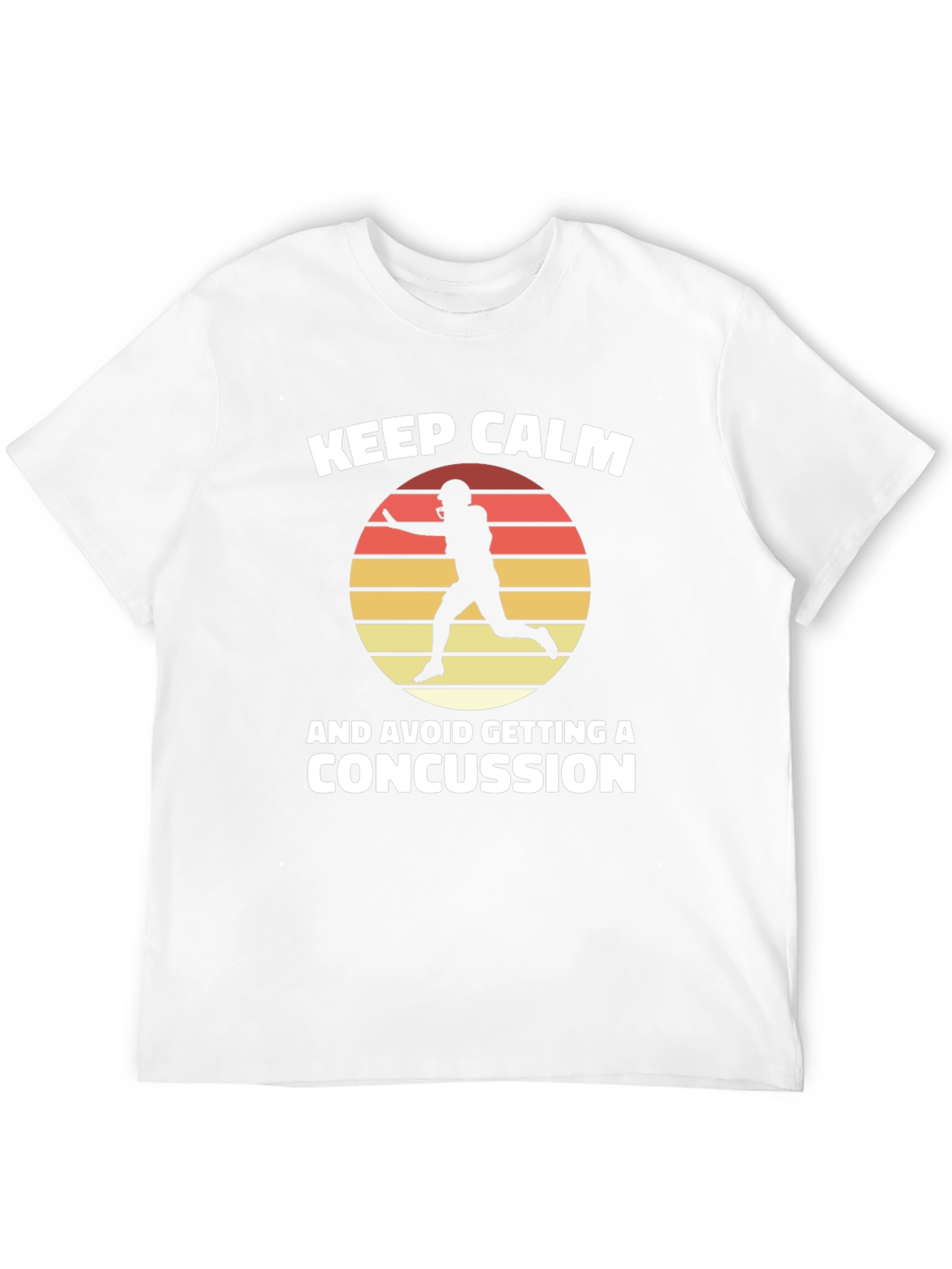 Keep Calm Football Concussion T-Shirt