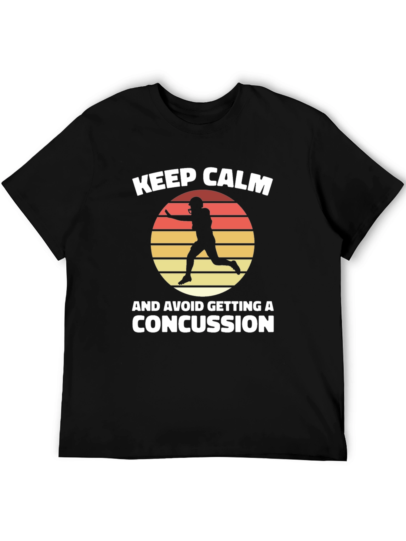 Keep Calm Football Concussion T-Shirt
