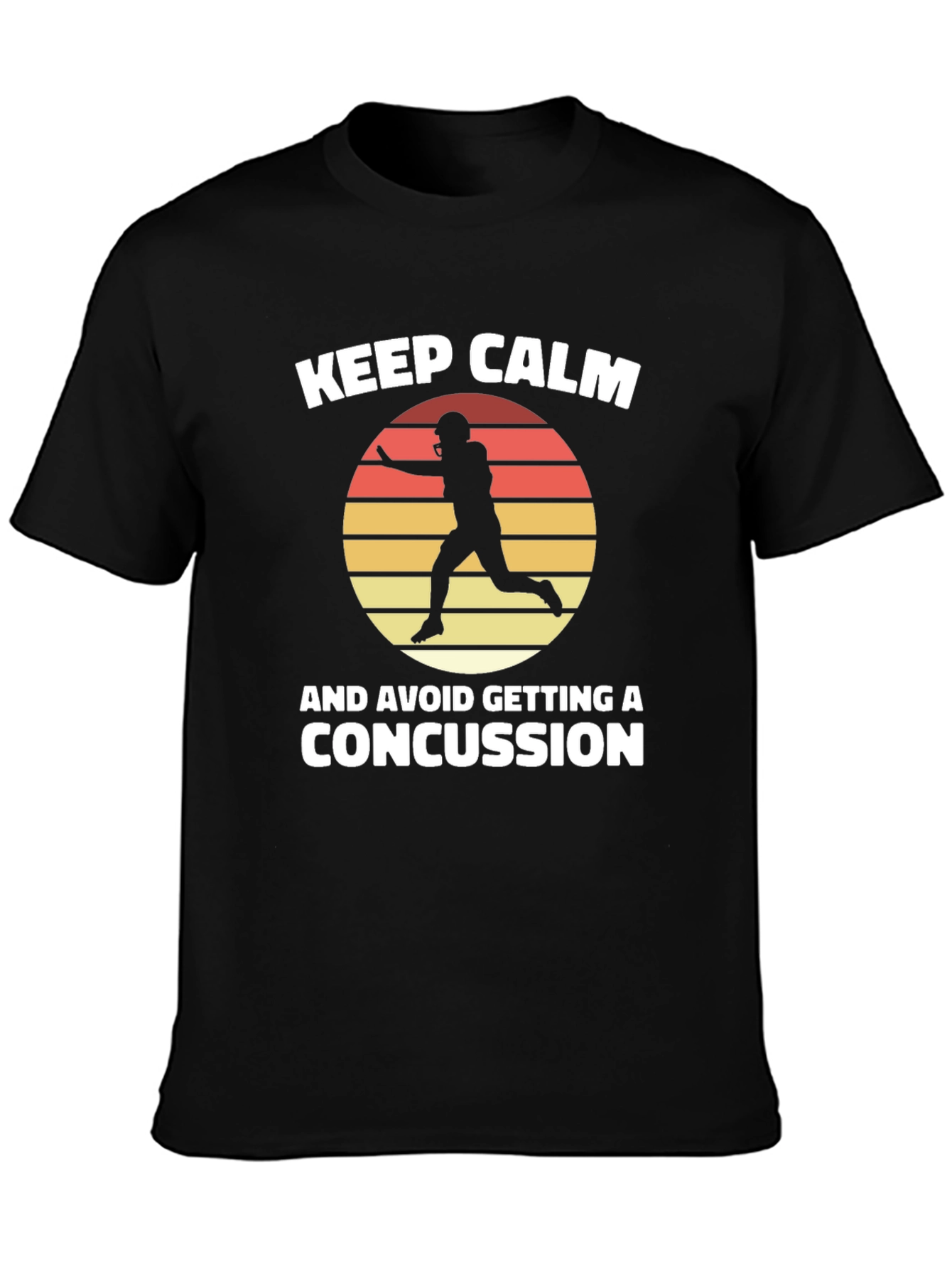 Keep Calm Football Concussion T-Shirt