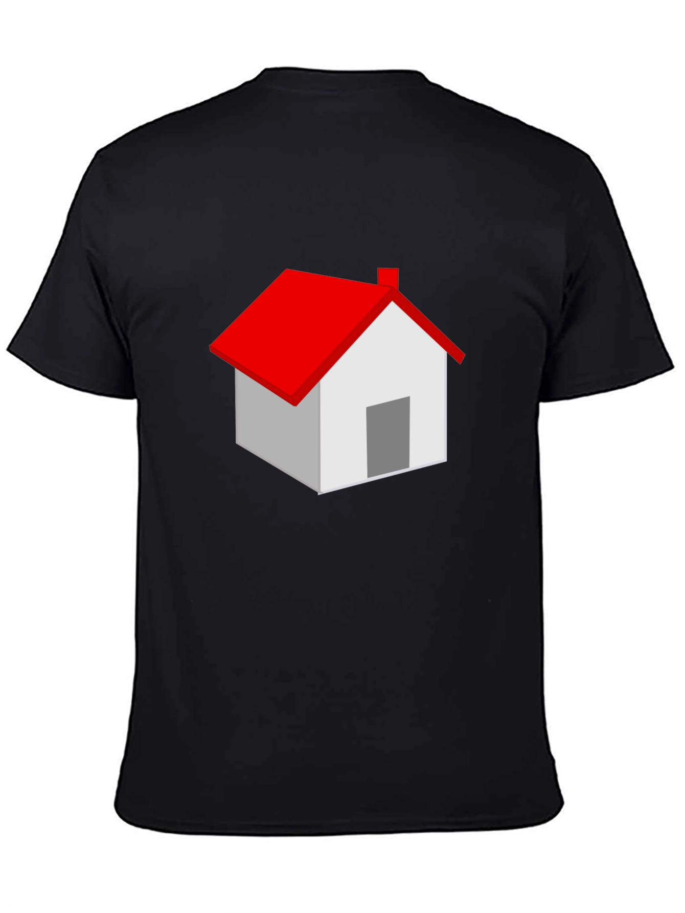 House Graphic Black T-Shirt