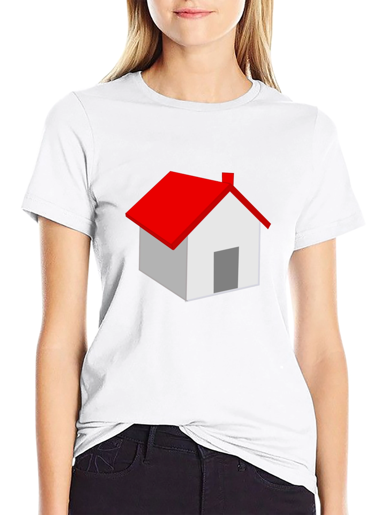 House Graphic Black T-Shirt