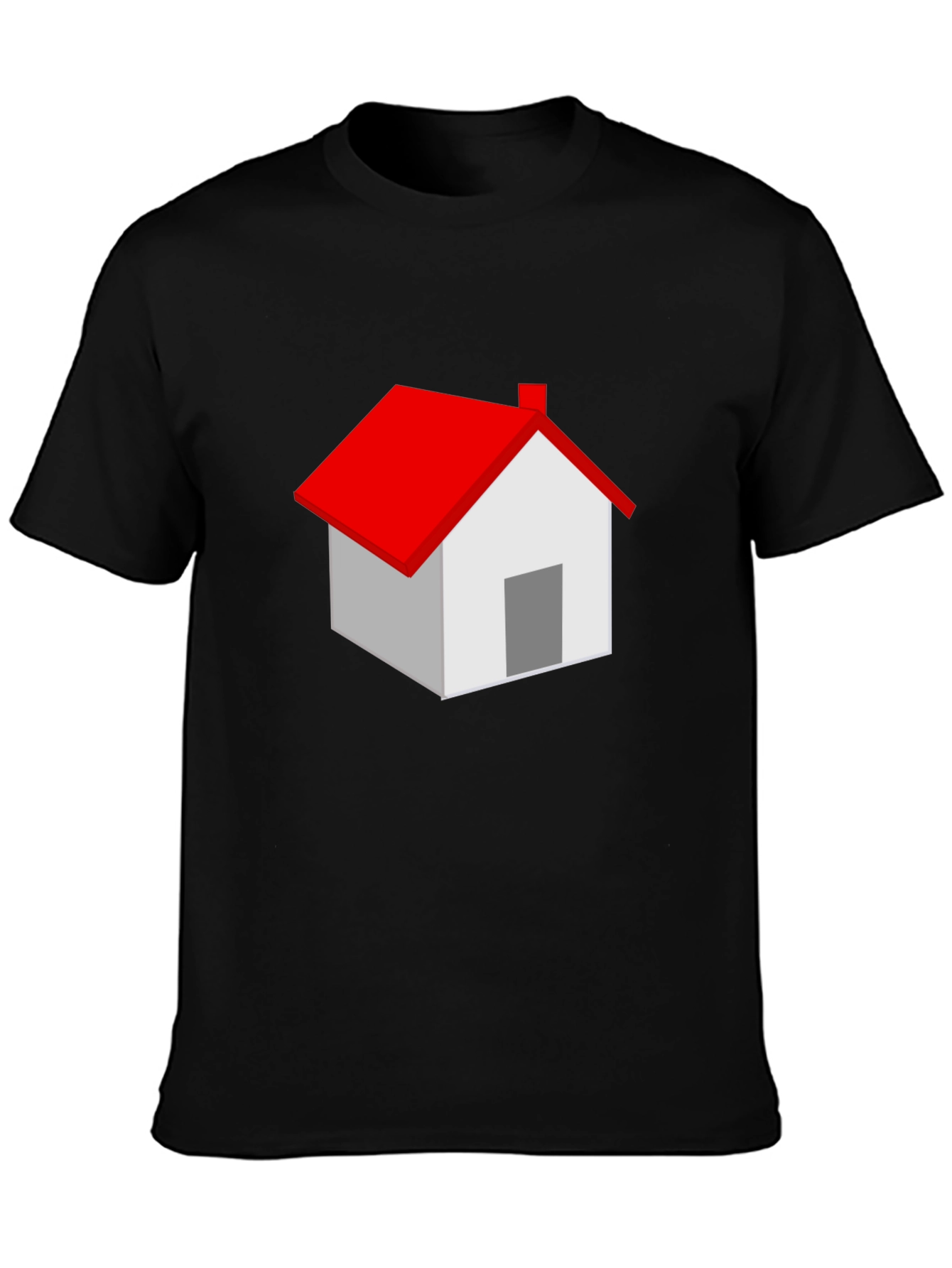 House Graphic Black T-Shirt