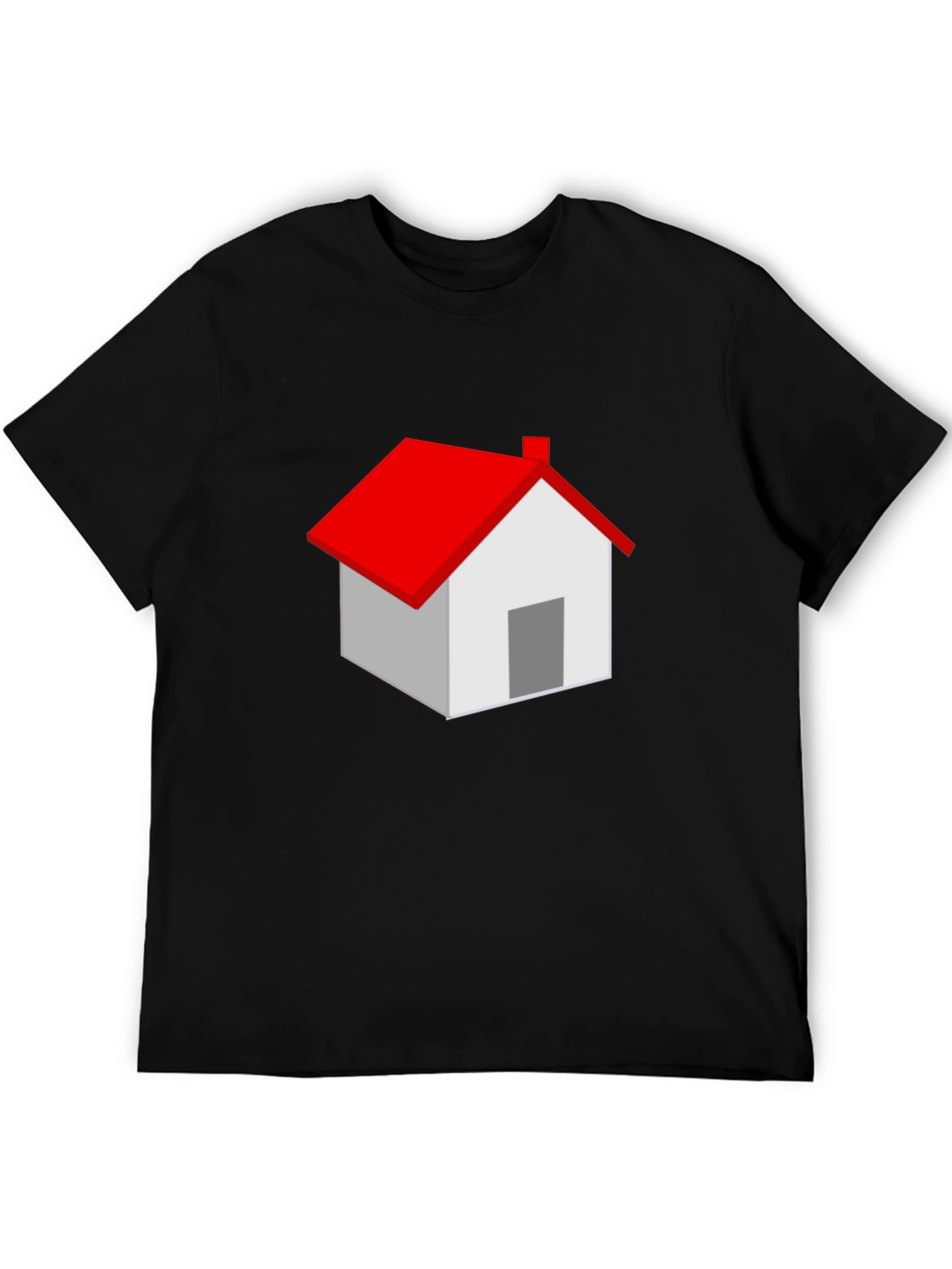 House Graphic Black T-Shirt