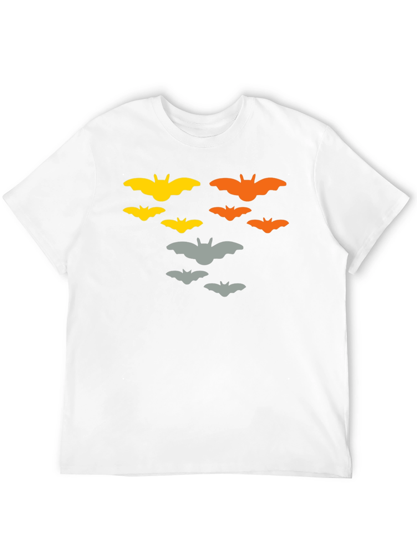 Halloween Bat Graphic T-Shirt - Mens Black Tee