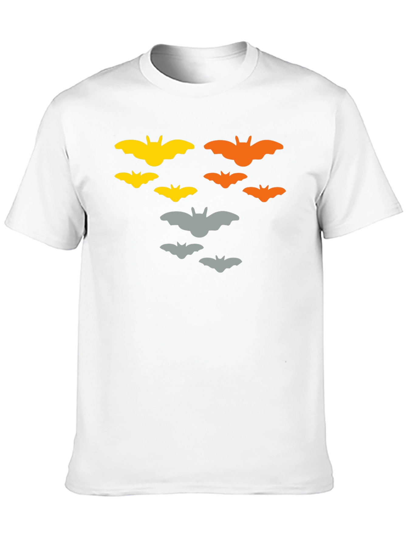 Halloween Bat Graphic T-Shirt - Mens Black Tee