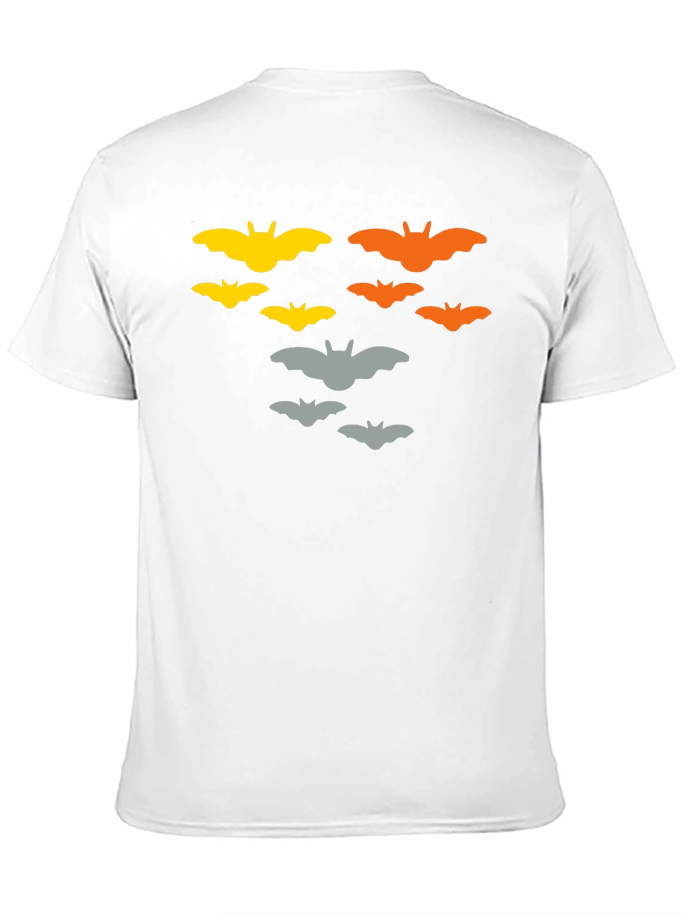 Halloween Bat Graphic T-Shirt - Mens Black Tee