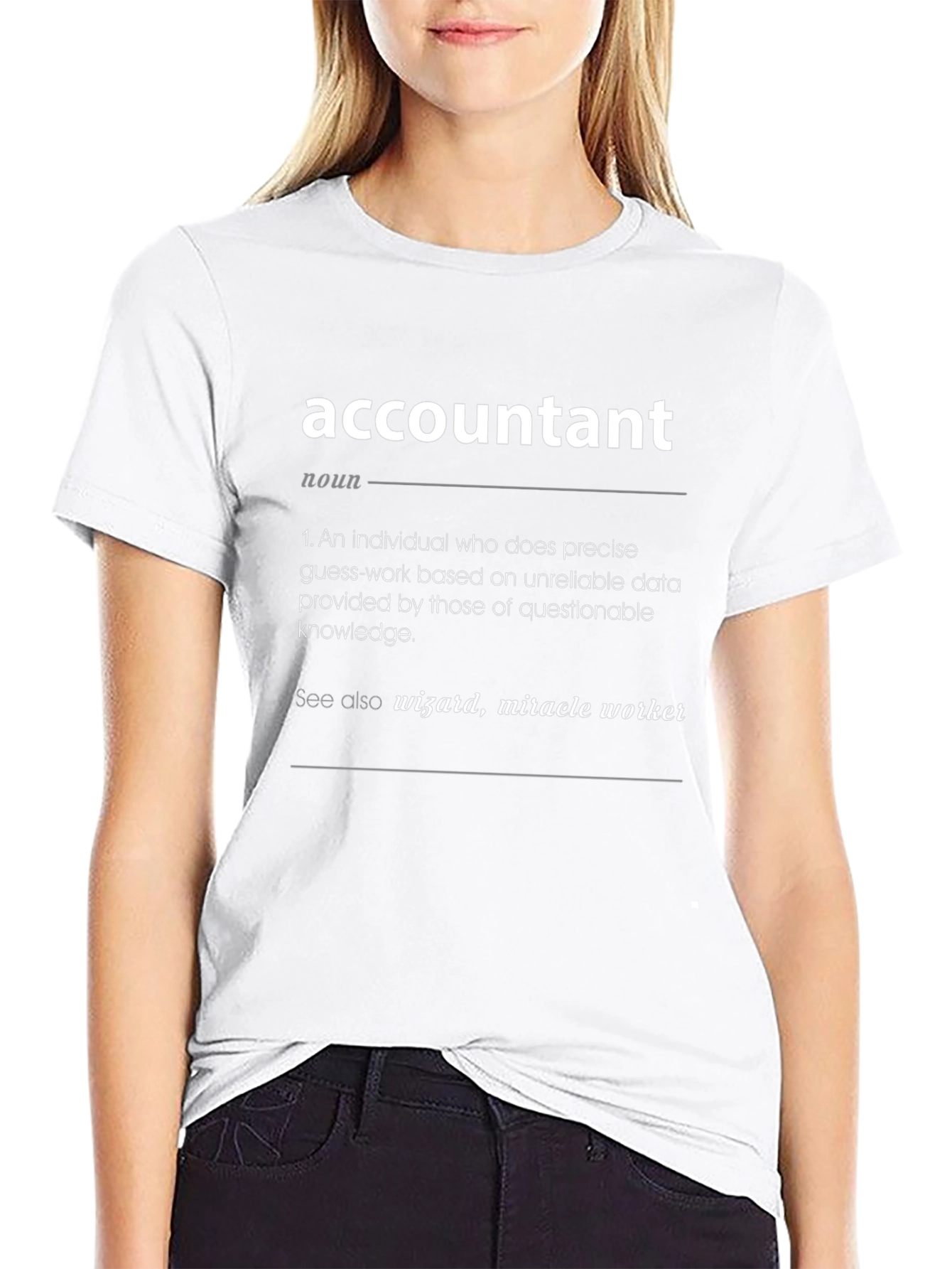 Accountant Definition T-Shirt - Funny Job Gift