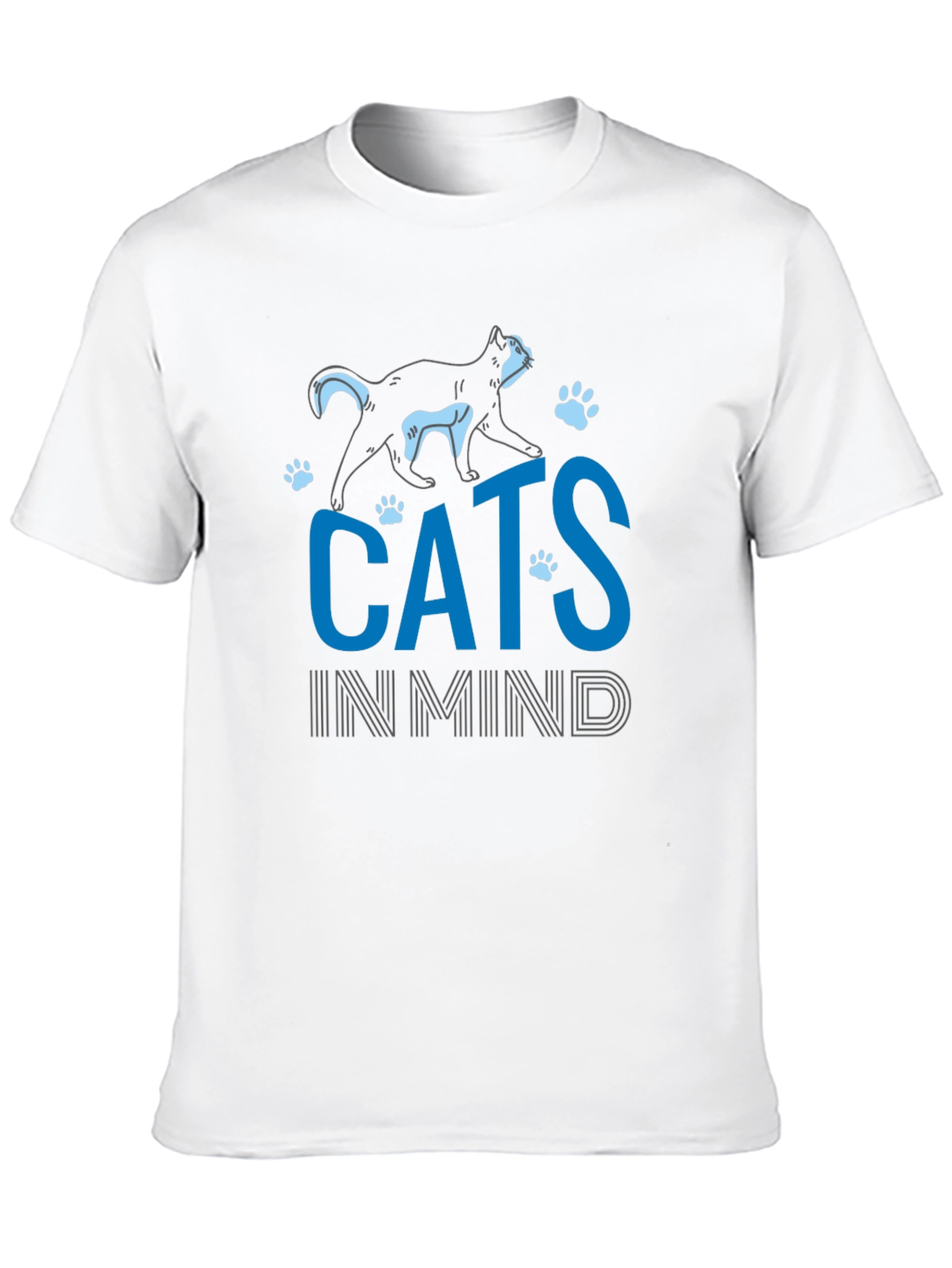 Cats In Mind T-Shirt - Black